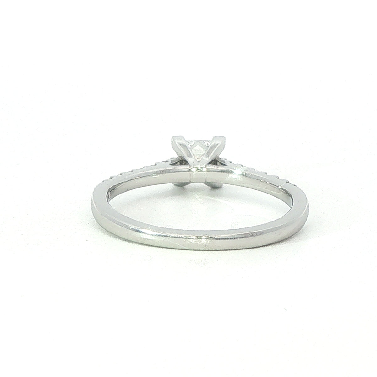 Platinum Princess Cut Diamond Ring