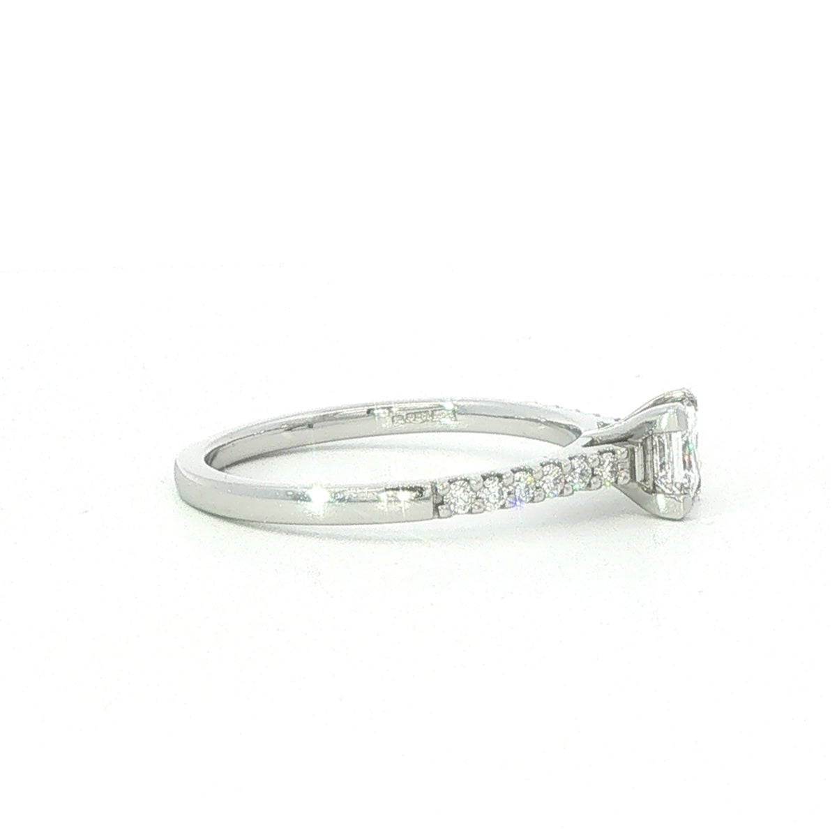 Platinum Princess Cut Diamond Ring