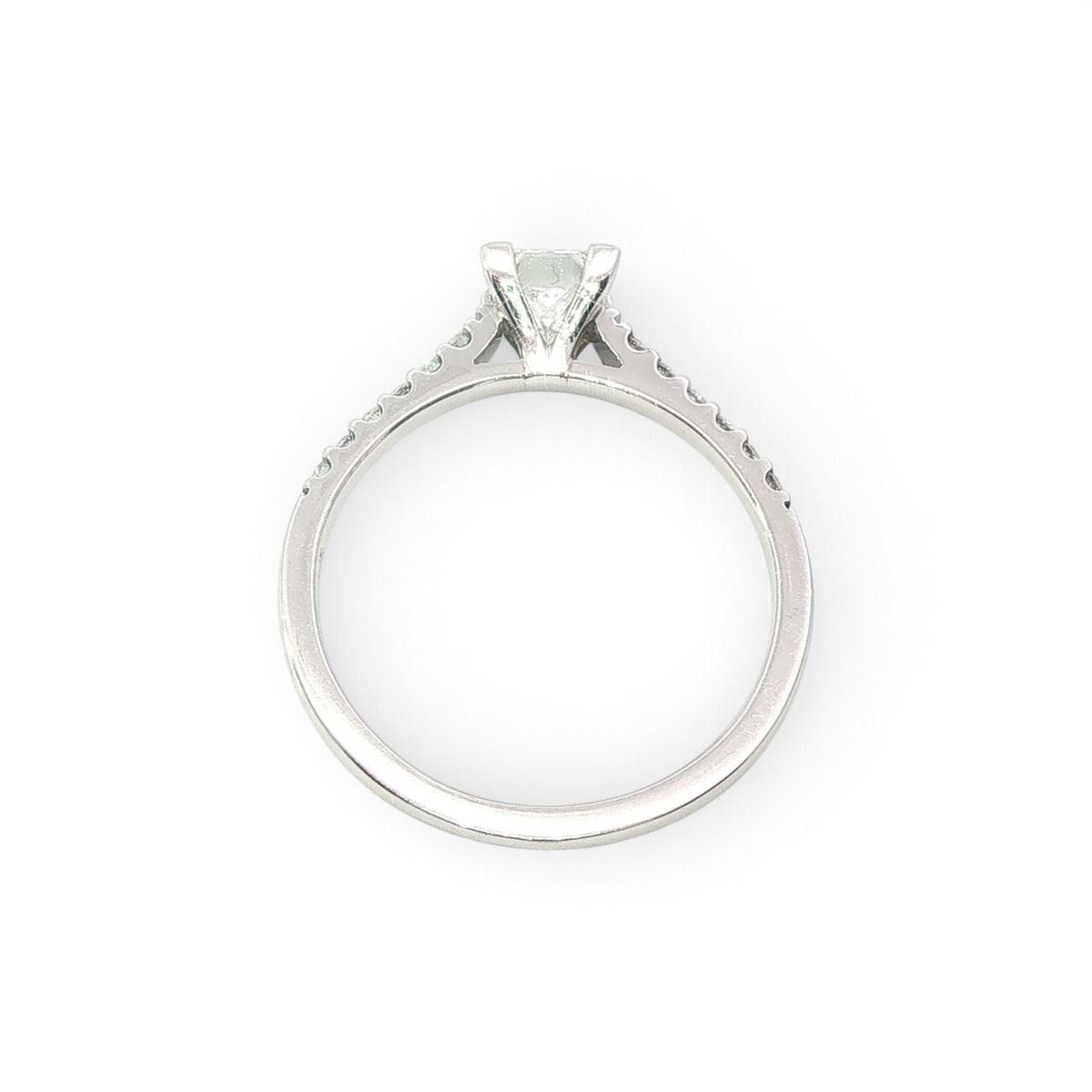 Platinum Princess Cut Diamond Ring