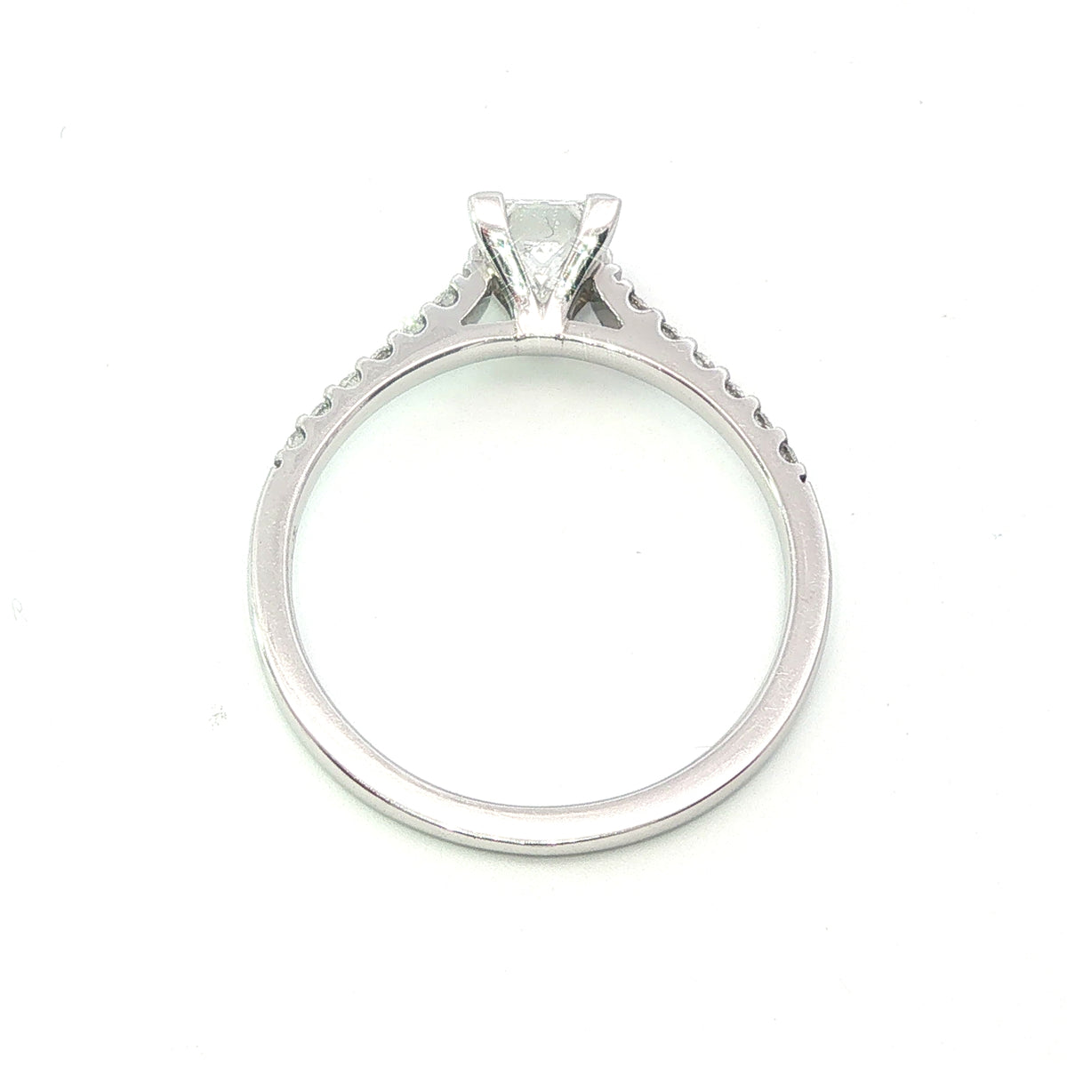 Platinum Princess Cut Diamond Ring