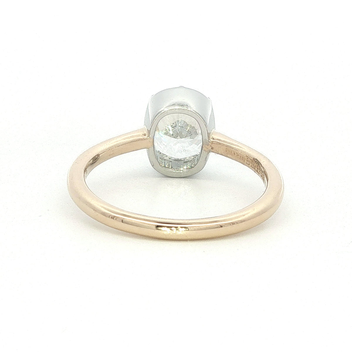 18 Carat and Platinum Single Stone Engagement Ring 2.00 carats H Si1