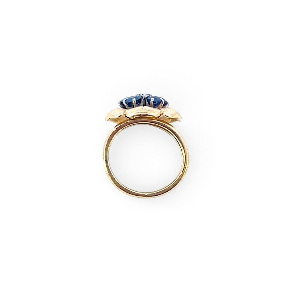 Sapphire Posy Ring