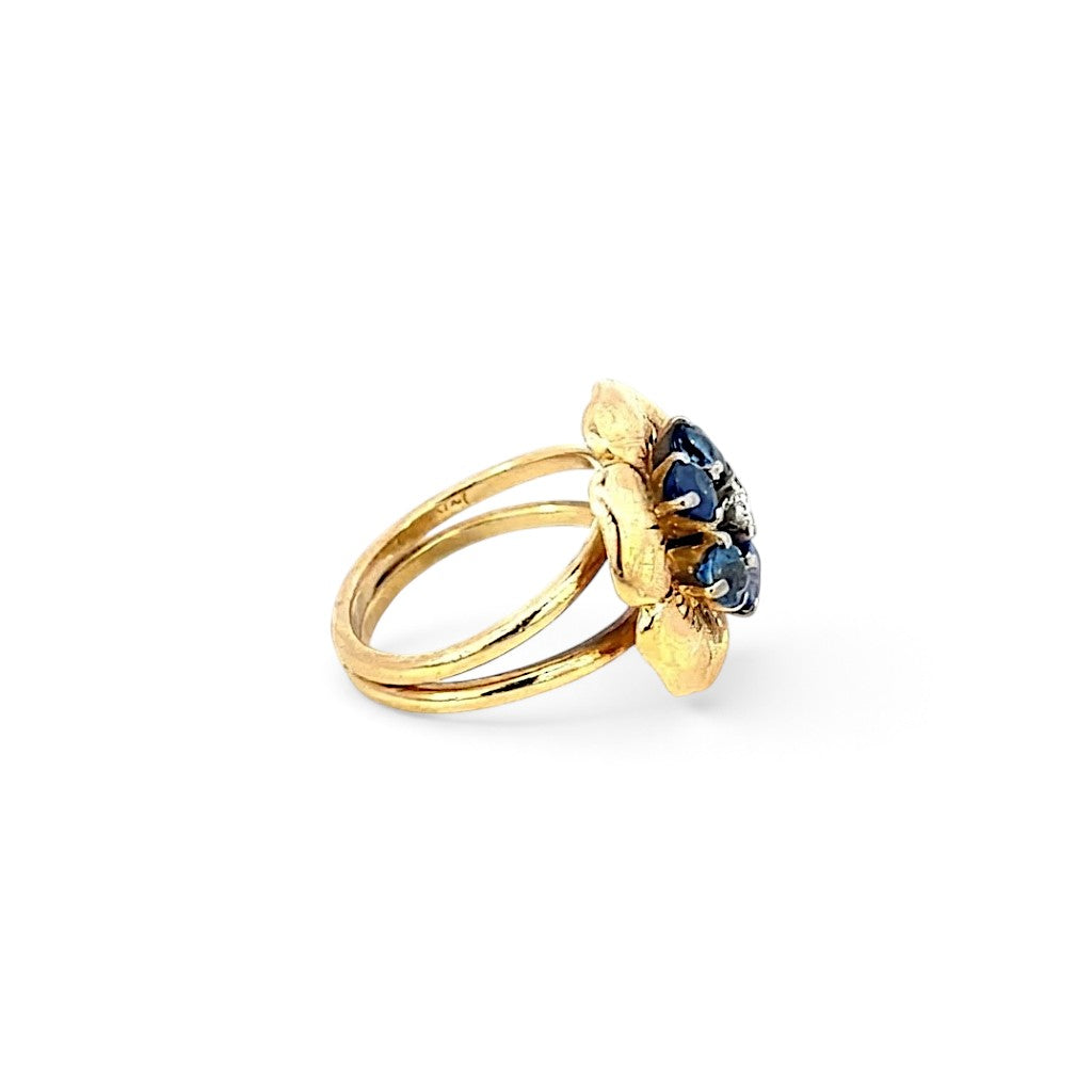 Sapphire Posy Ring