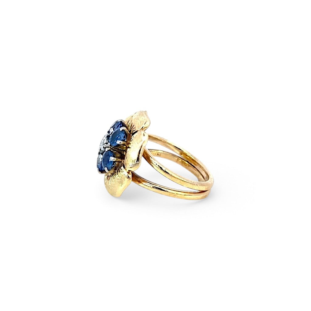 Sapphire Posy Ring