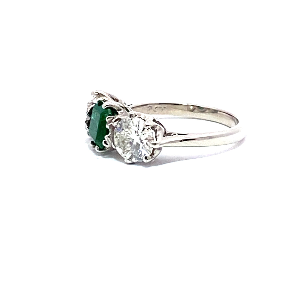 Emerald and Diamond Ring