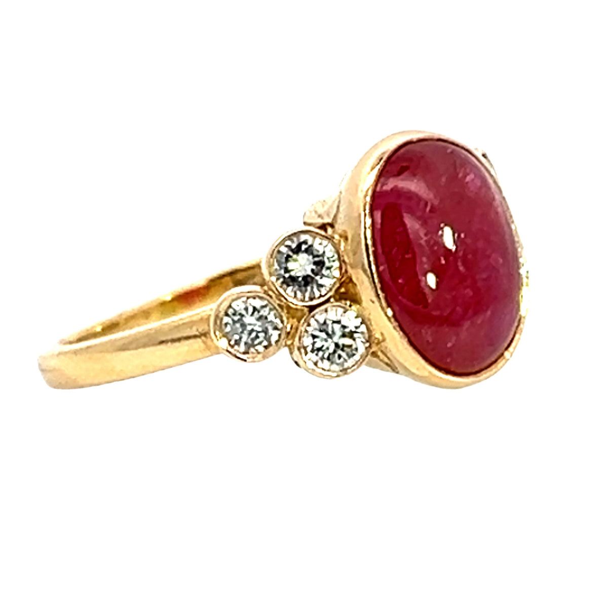 A Beautiful Cabochon Ruby Ring