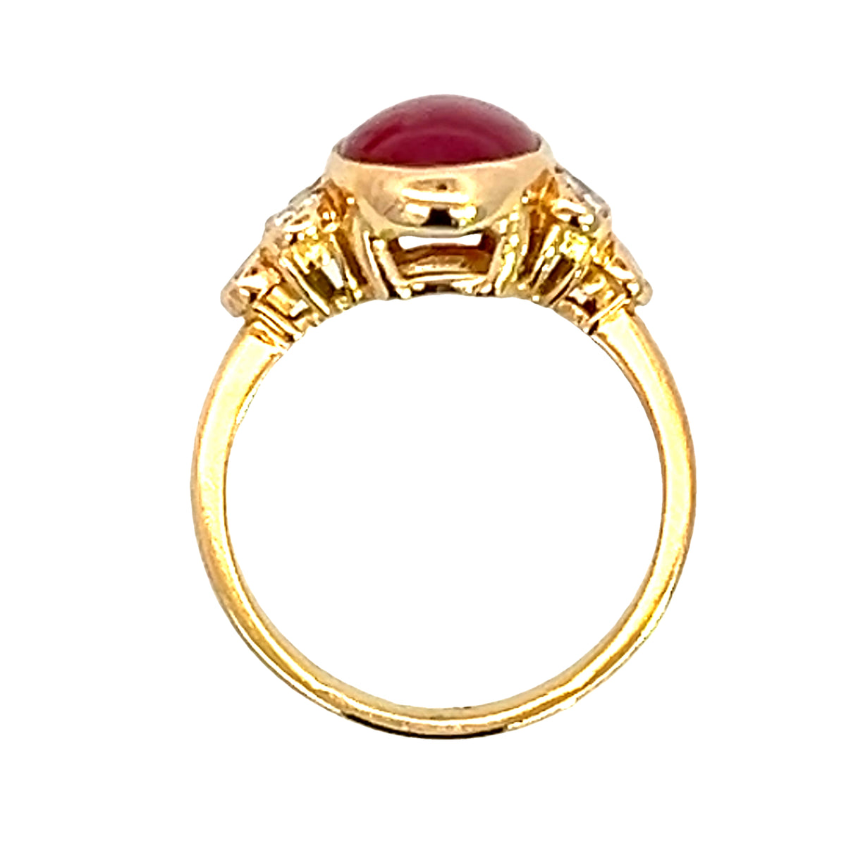 A Beautiful Cabochon Ruby Ring