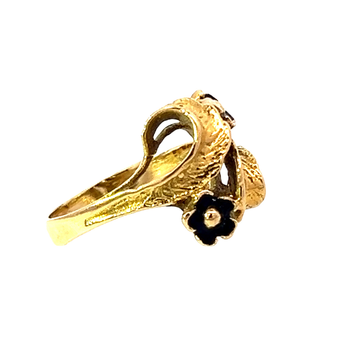 Flower Enamel Ring