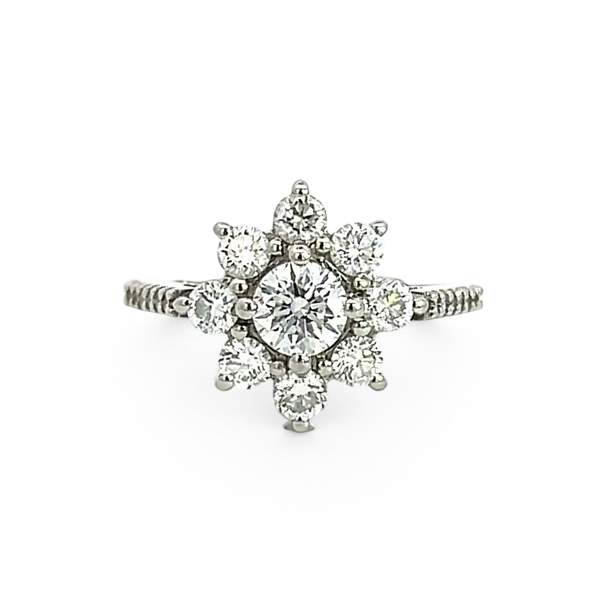 Stunning Diamond Flower Cluster Ring