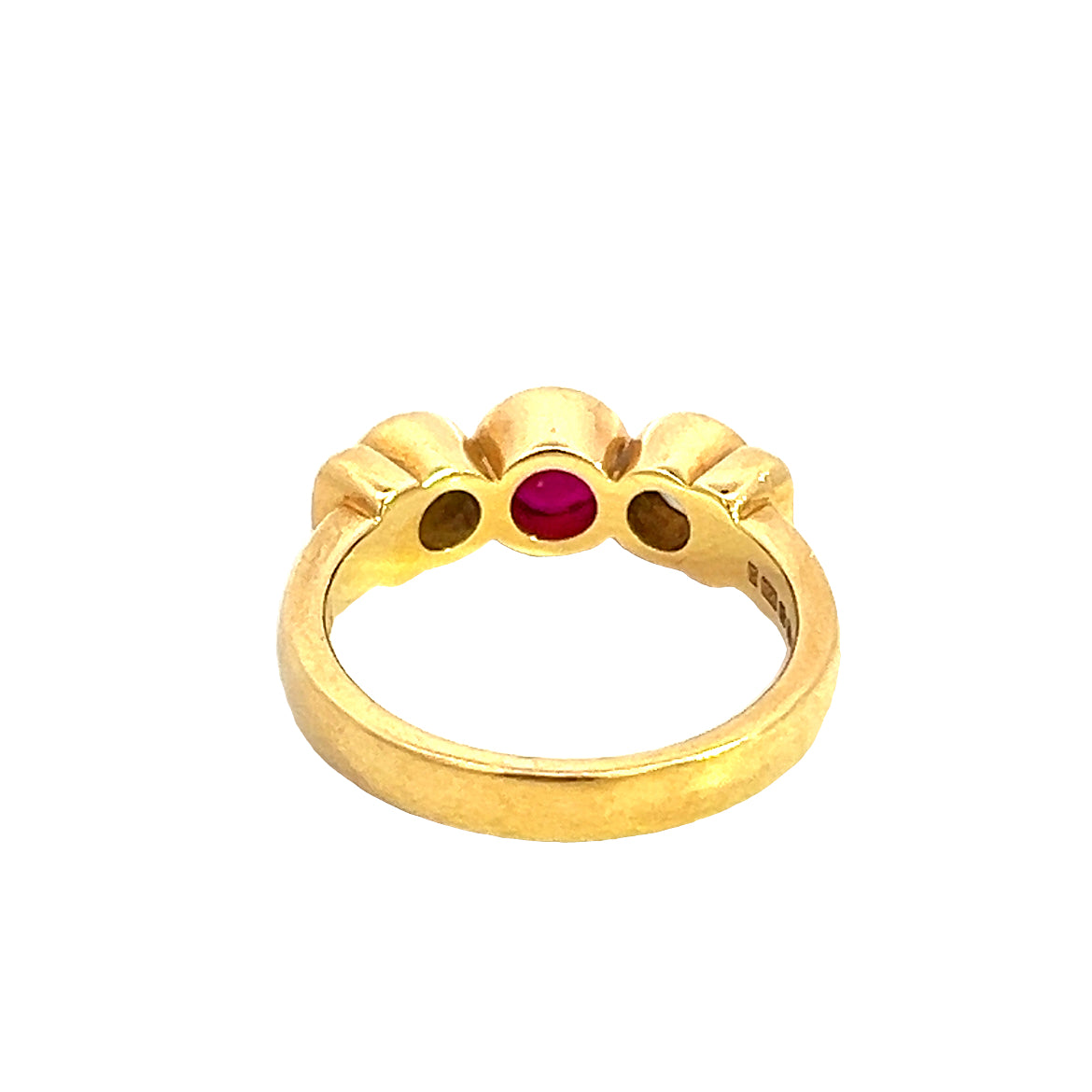 A Chunky Ruby and Diamond Ring