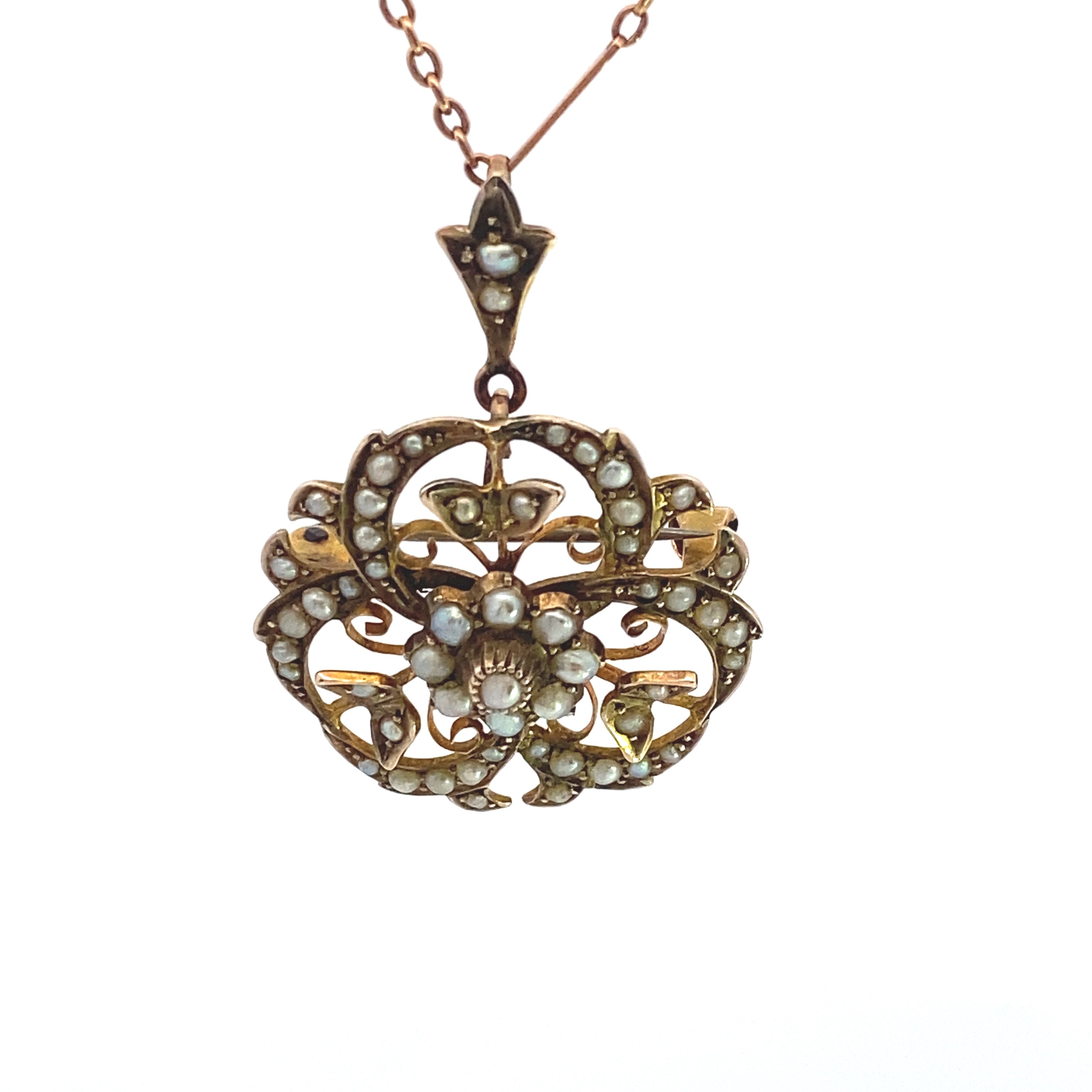 A Beautiful Victorian Pearl Pendant