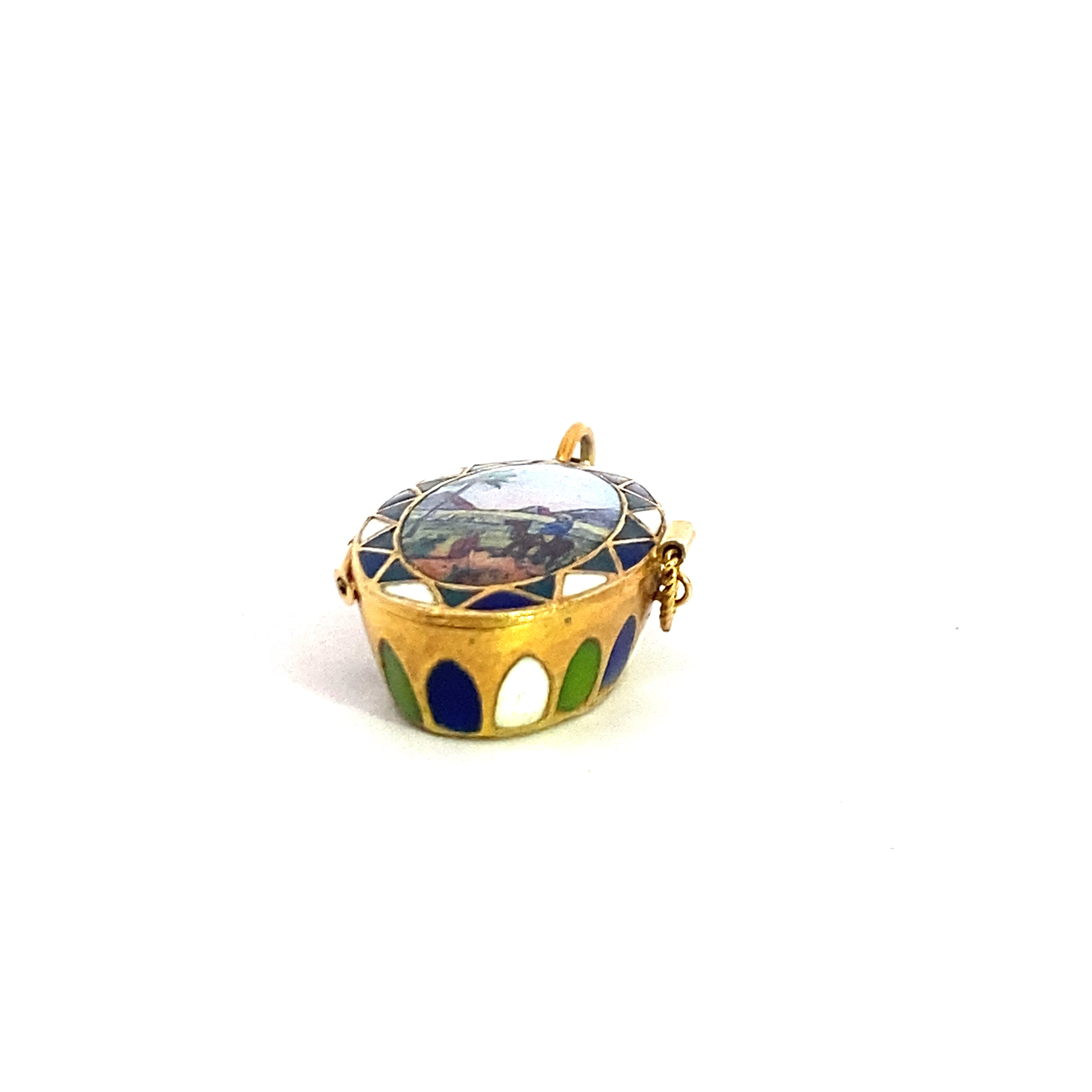 An Unusual Enamel Locket