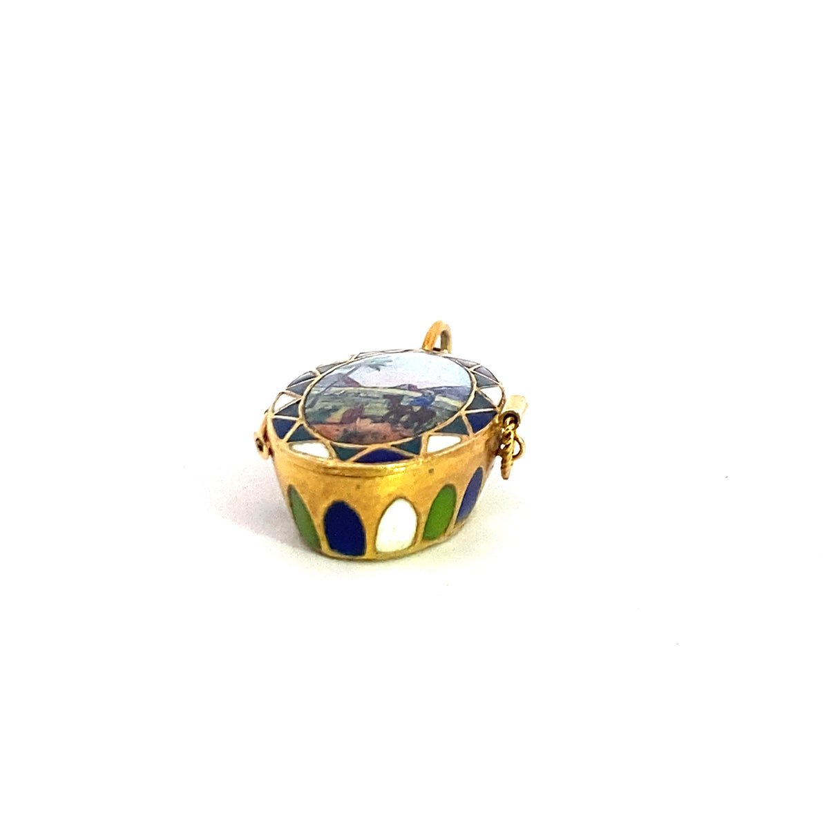 An Unusual Enamel Locket