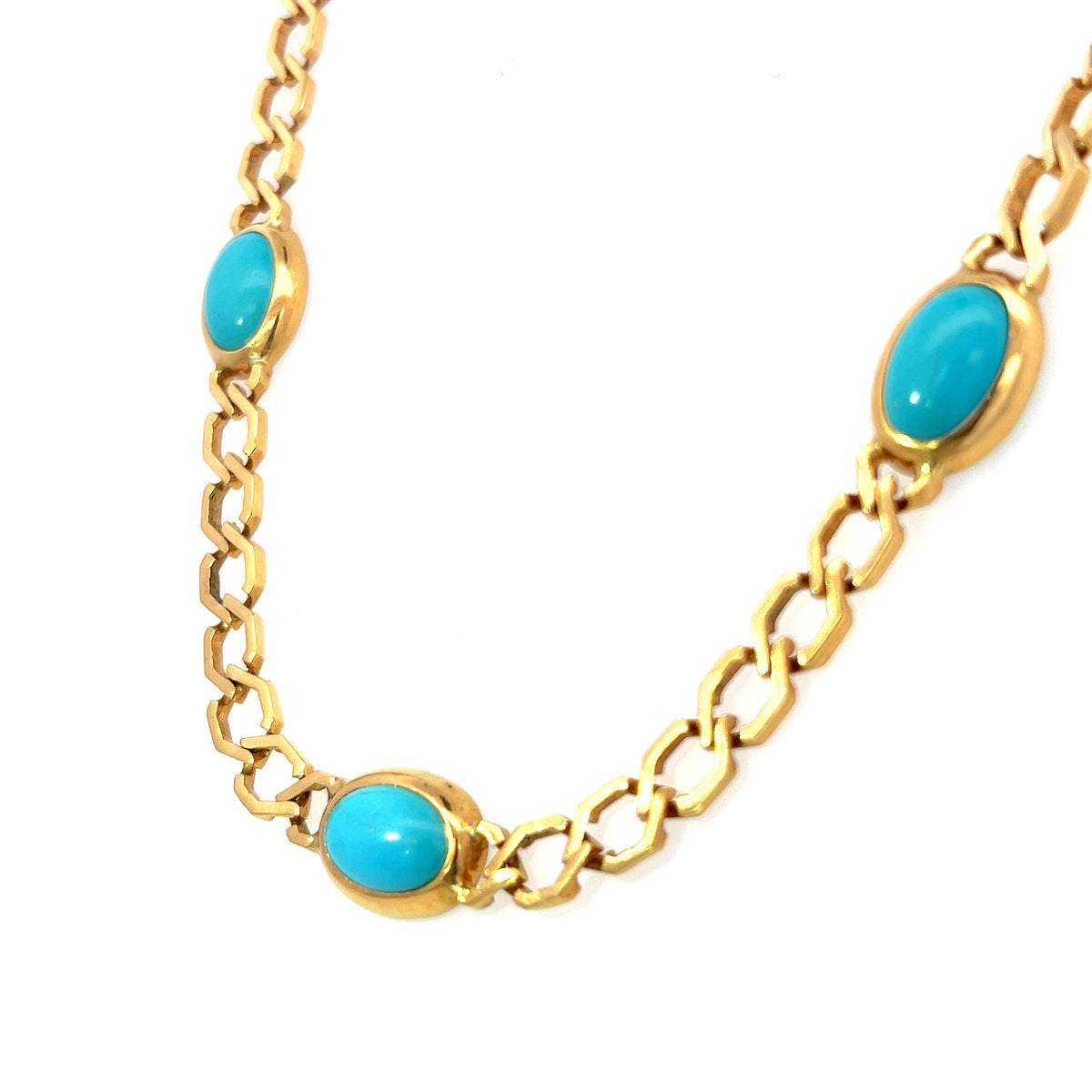 18YG 'TURQ' NECKLACE