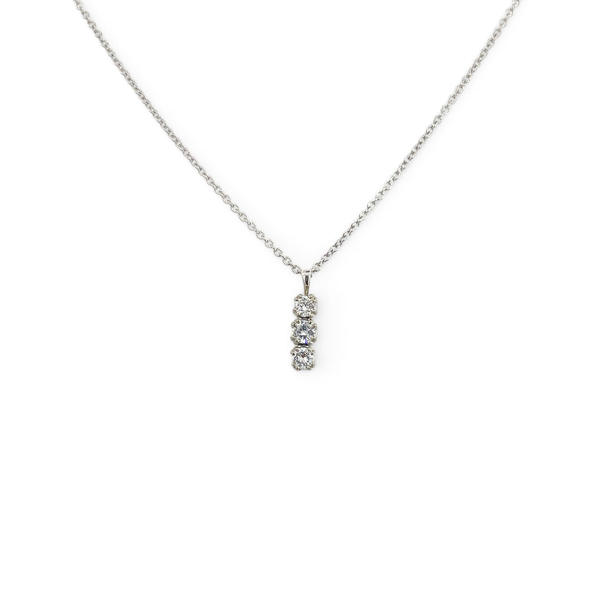 A Trilogy Diamond Pendant