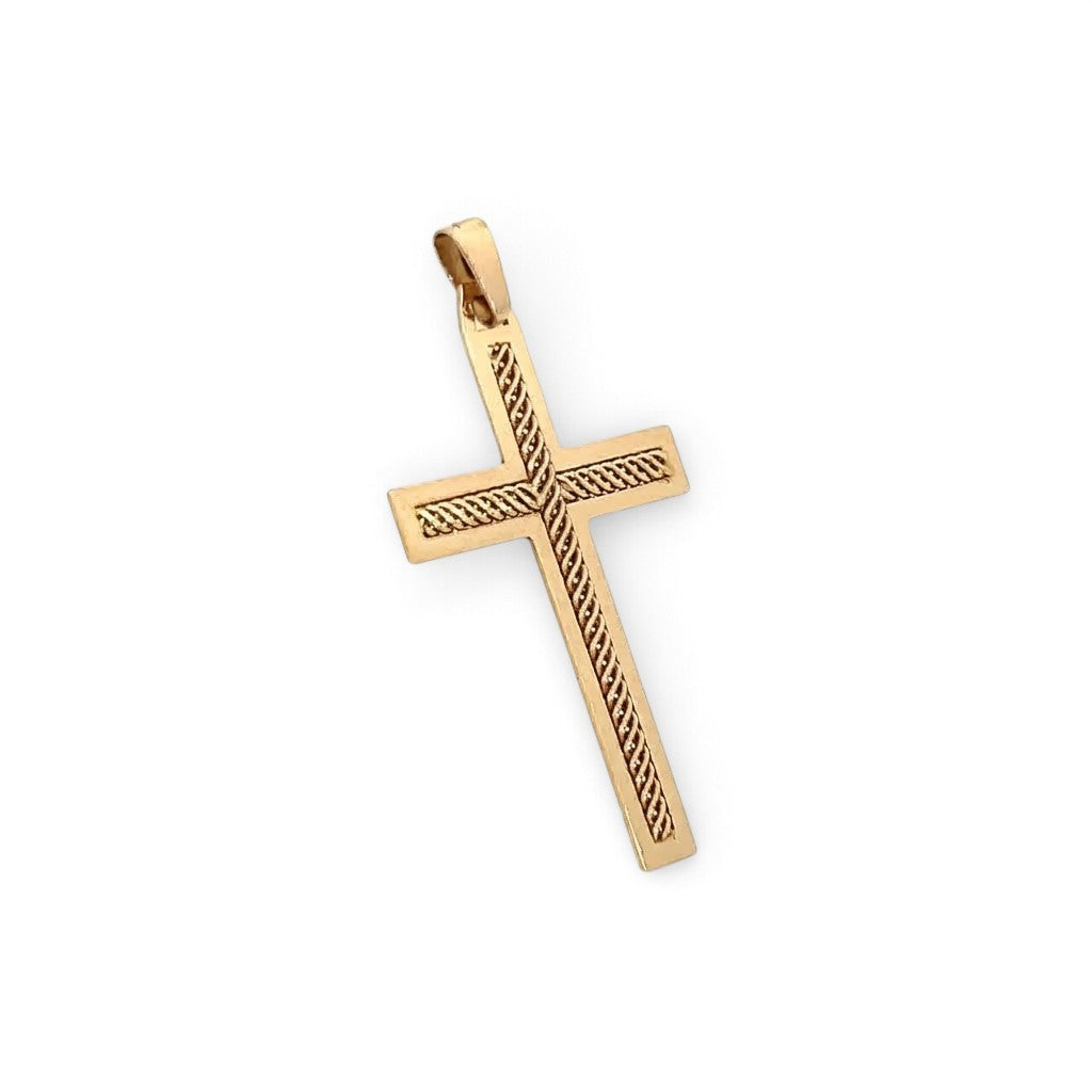 An 18 Carat Gold Cross