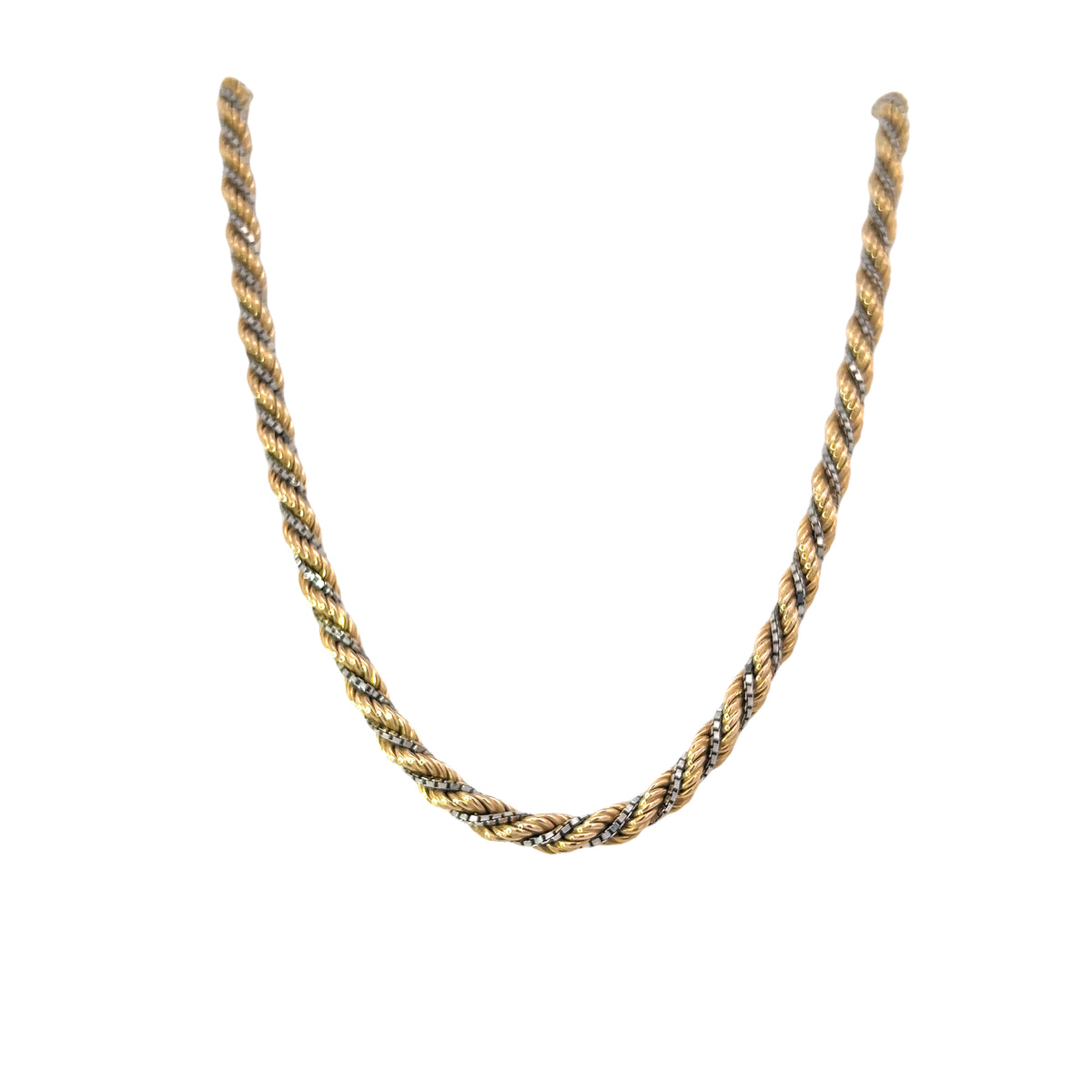 A Beautiful Two Tone Rope Chain