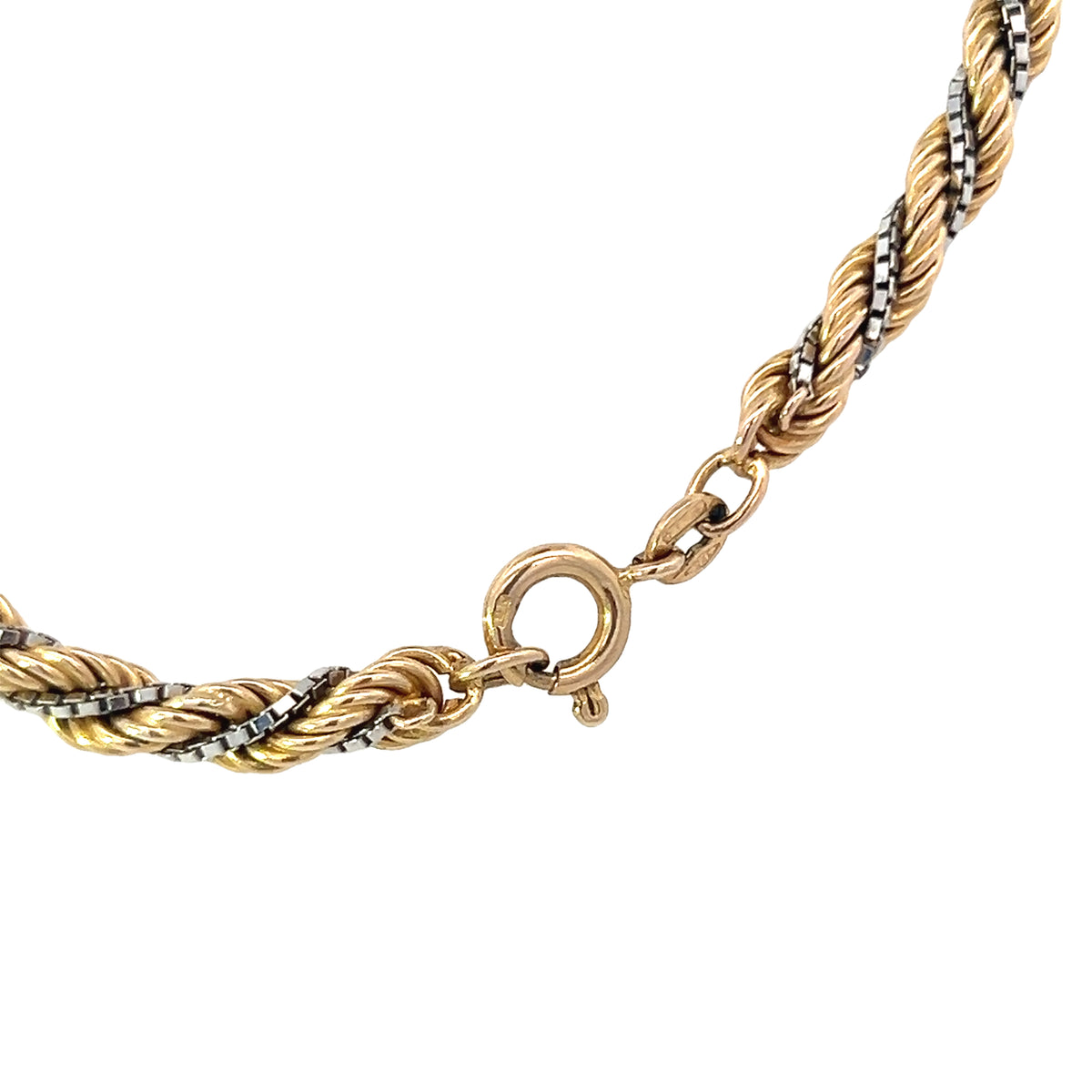 A Beautiful Two Tone Rope Chain
