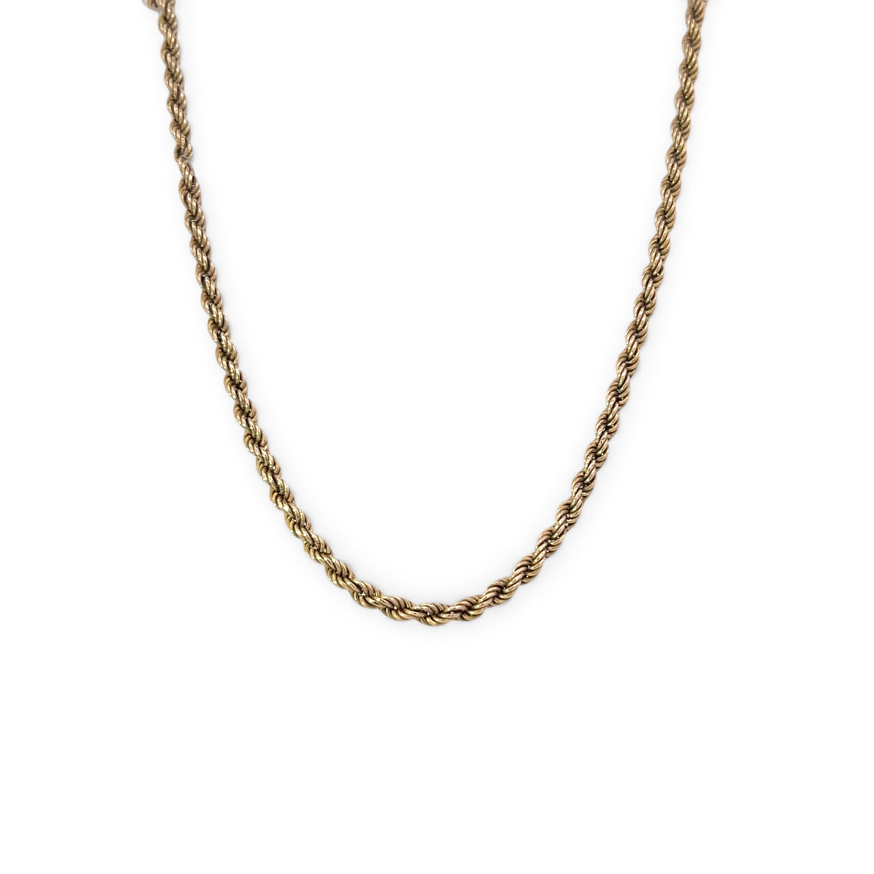 A Long Gold Rope Chain