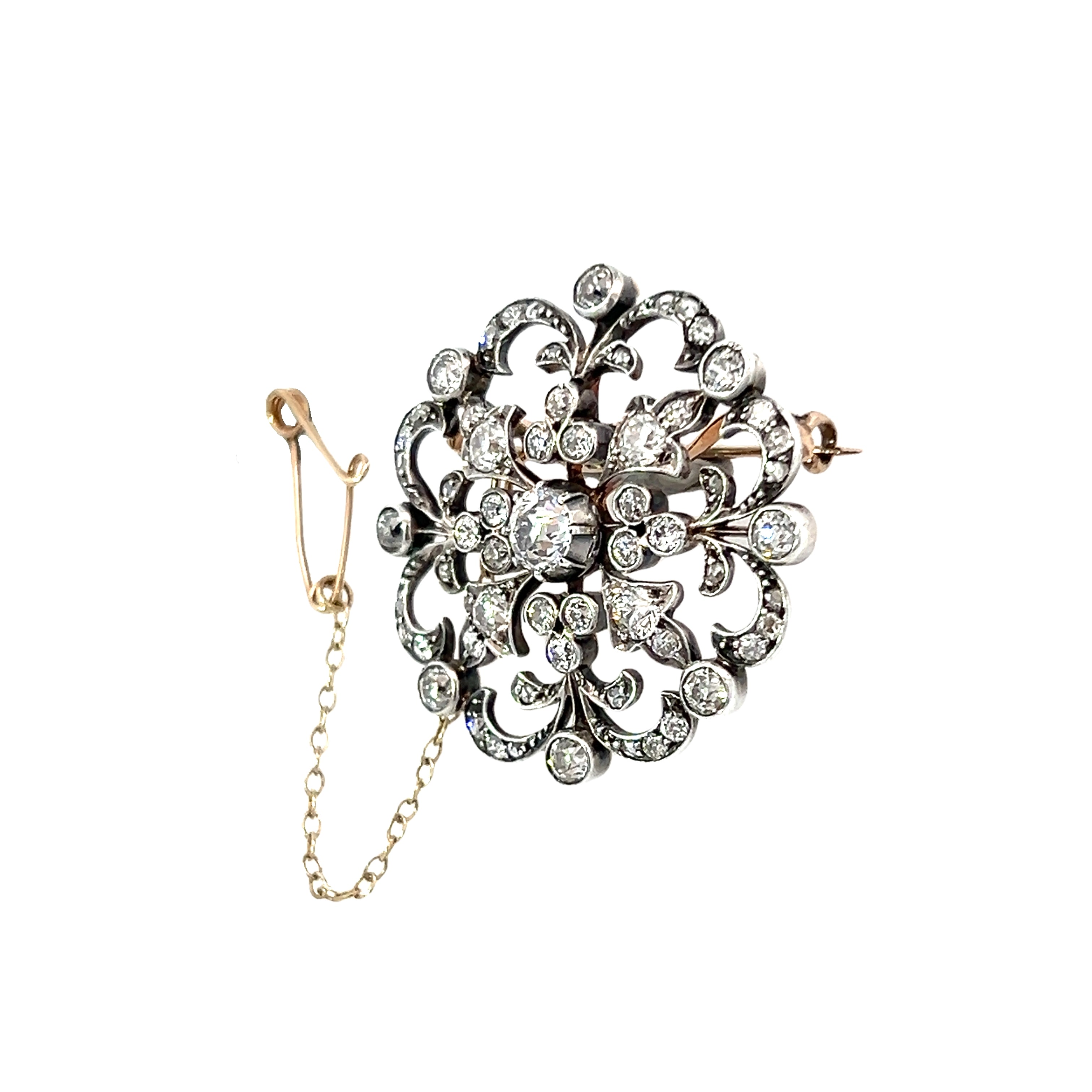 Victorian Diamond Brooch