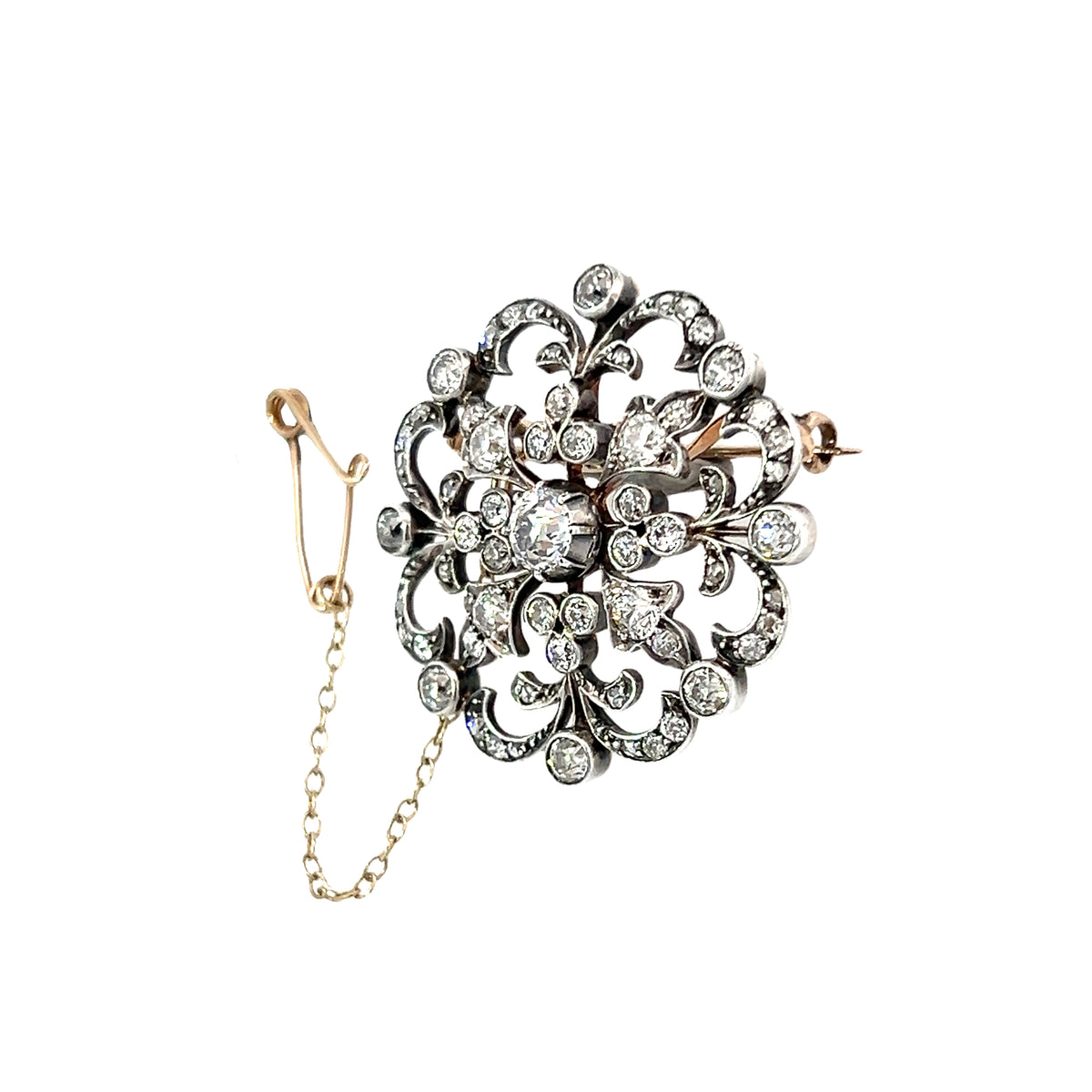 Victorian Diamond Brooch