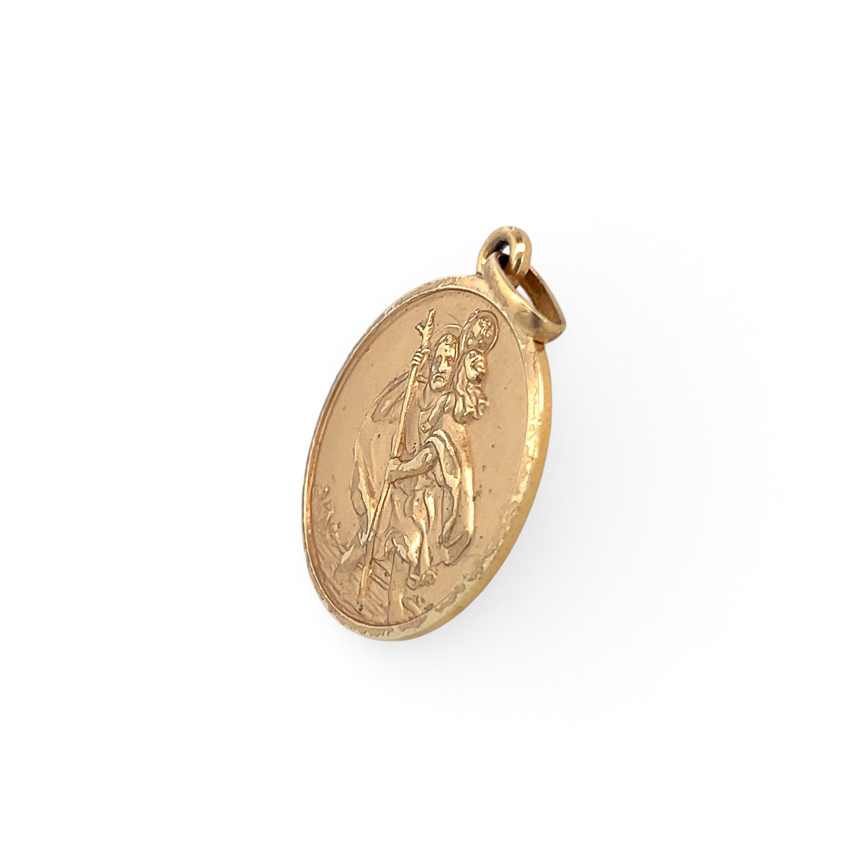 A Gold St.Christopher's Pendant