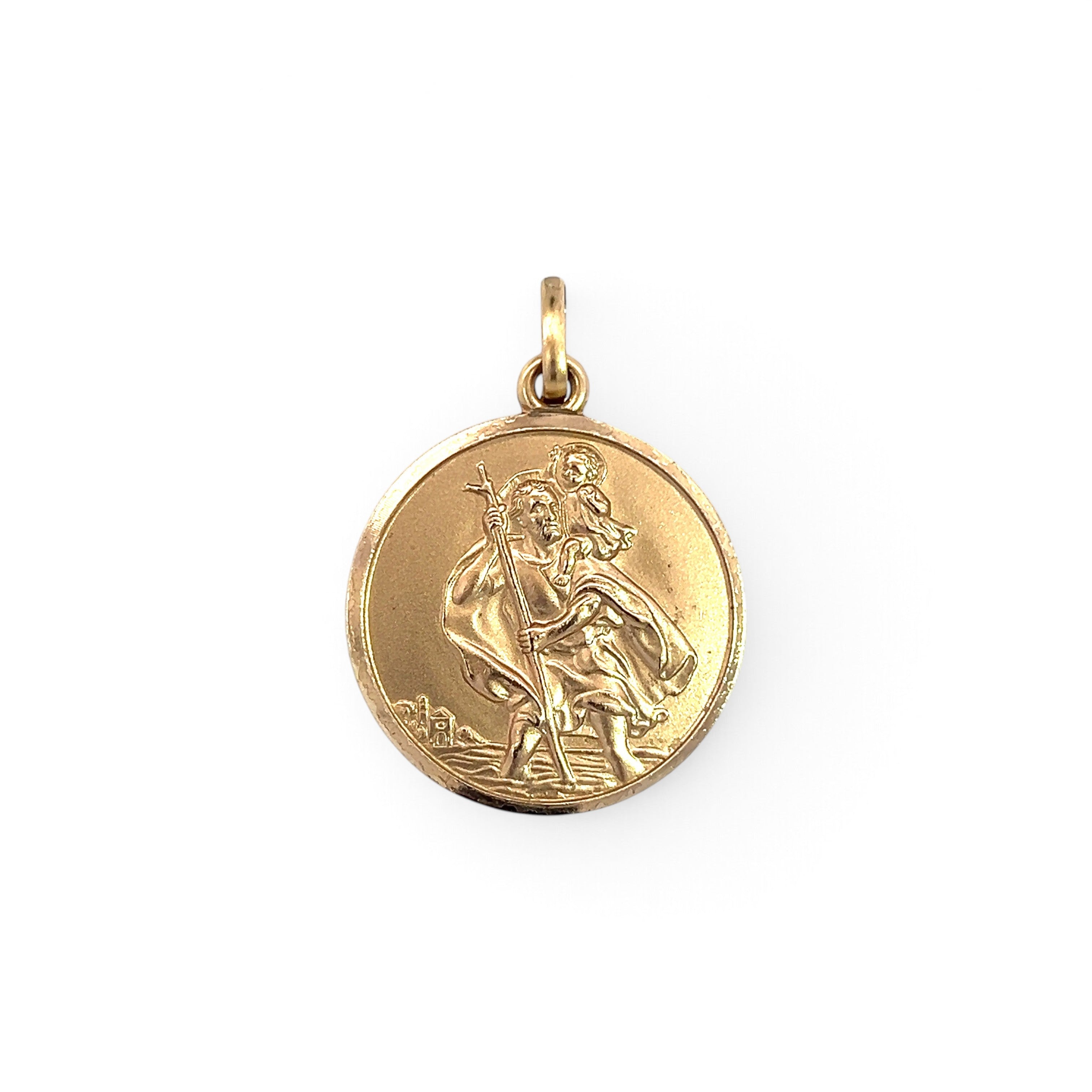 A Gold St.Christopher's Pendant