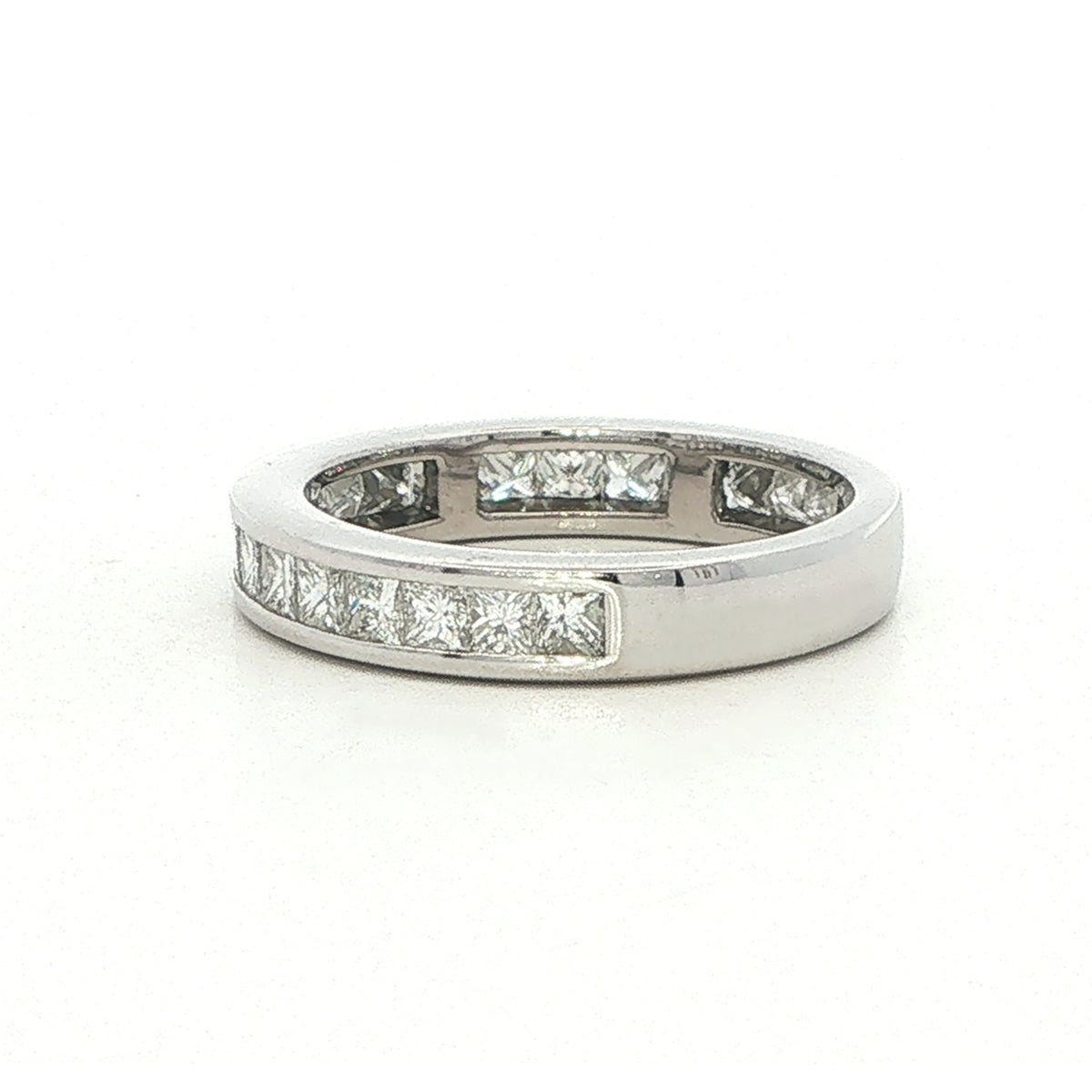 18ct White Gold 3/4 Set Eternity Ring