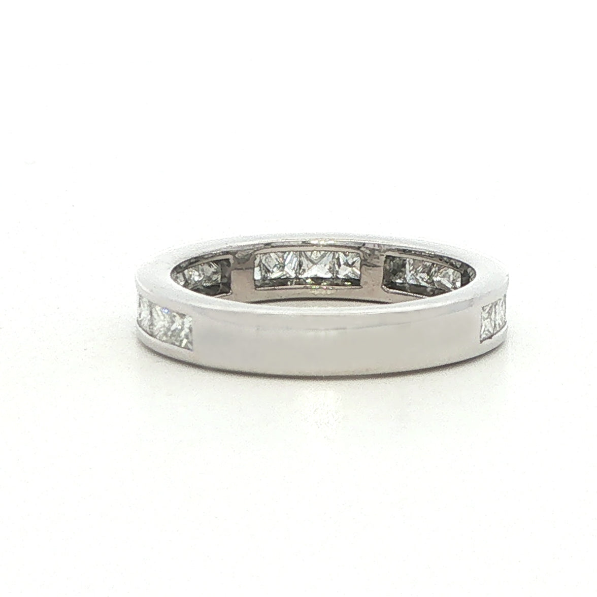 18ct White Gold 3/4 Set Eternity Ring