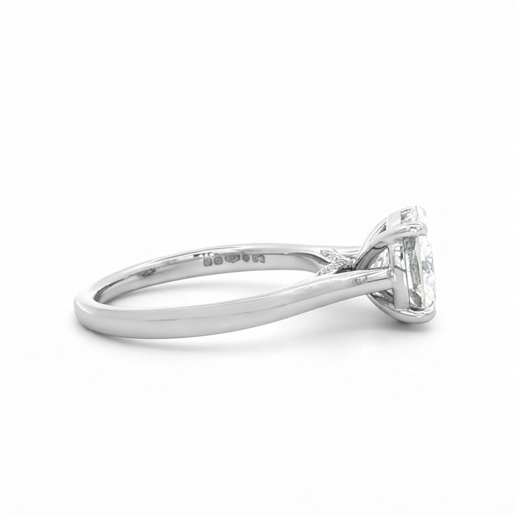 2.14 Carat Platinum Engagement Ring from our Constellation Rang