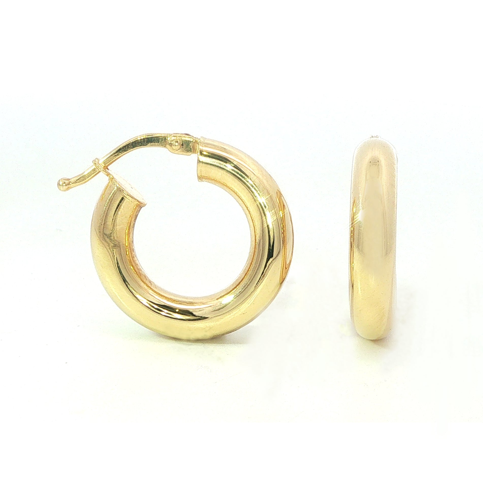 9 Carat Yellow Gold Hoops