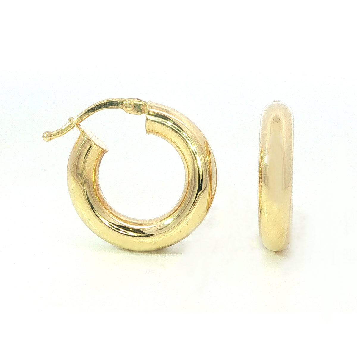 9 Carat Yellow Gold Hoops