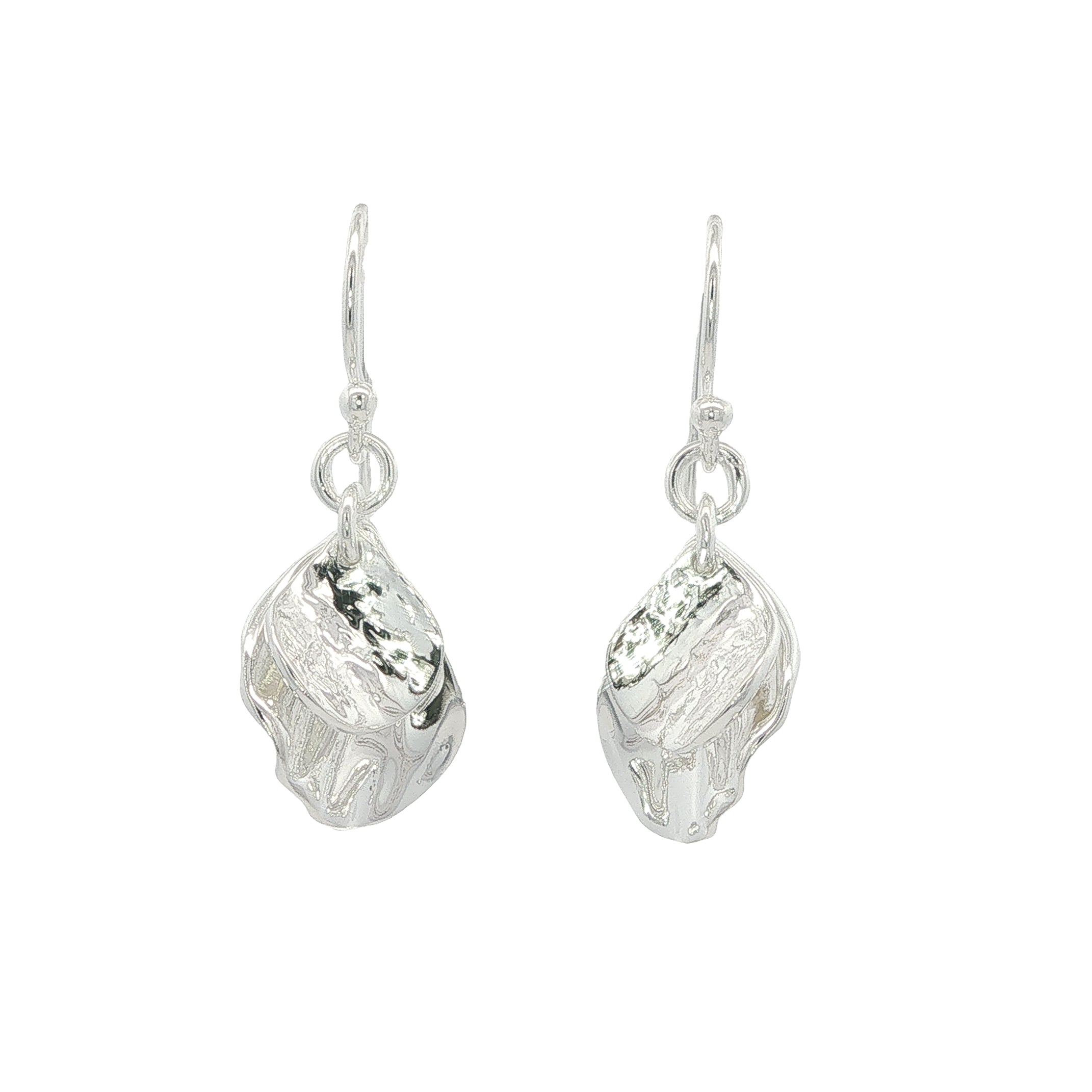 Shimmer Silver Double drops