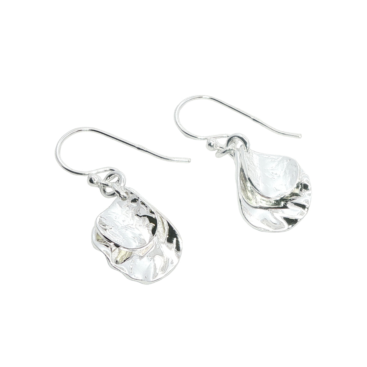 Shimmer Silver Double drops