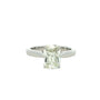 Platinum Single Stone Engagement Ring 1.52 Carats J Si1