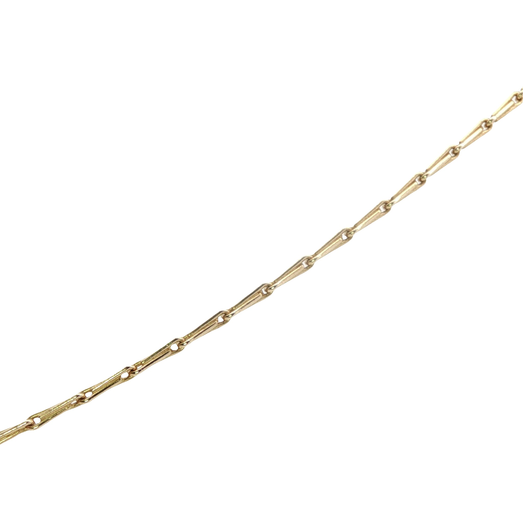 A Vintage Flaxseed Gold Chain