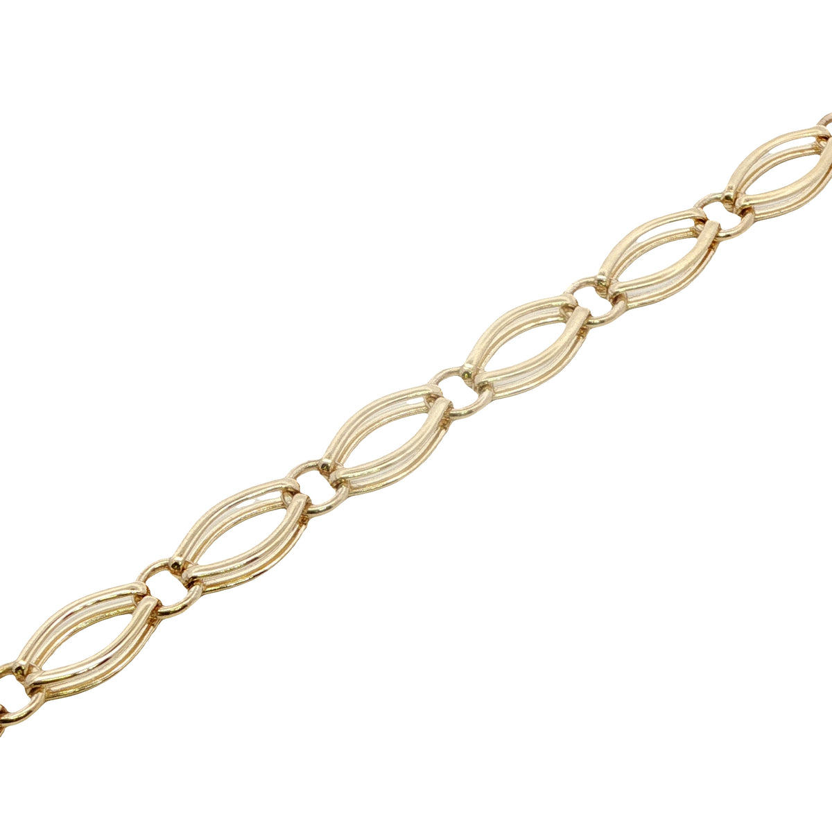 9 Carat Yellow Gold Savannah Link Bracelet