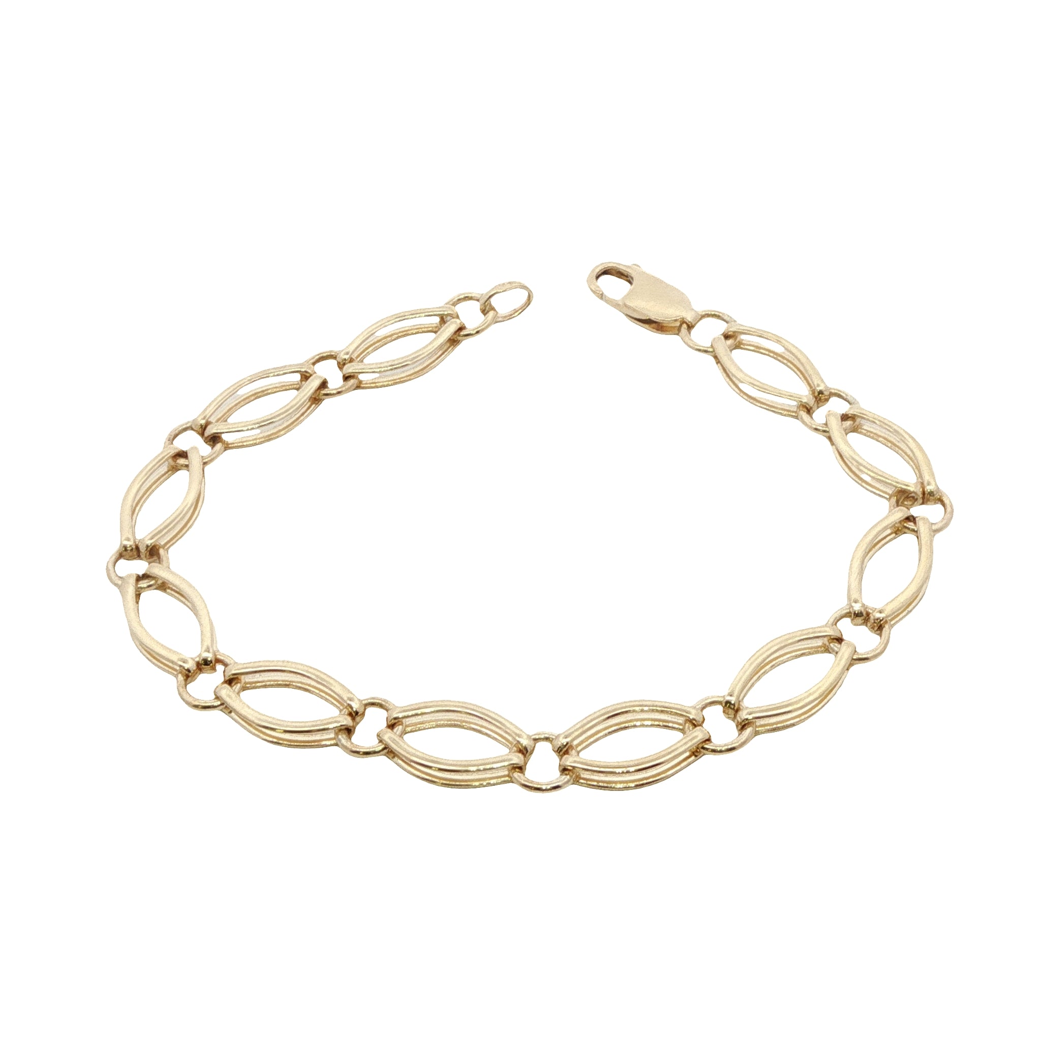 9 Carat Yellow Gold Savannah Link Bracelet