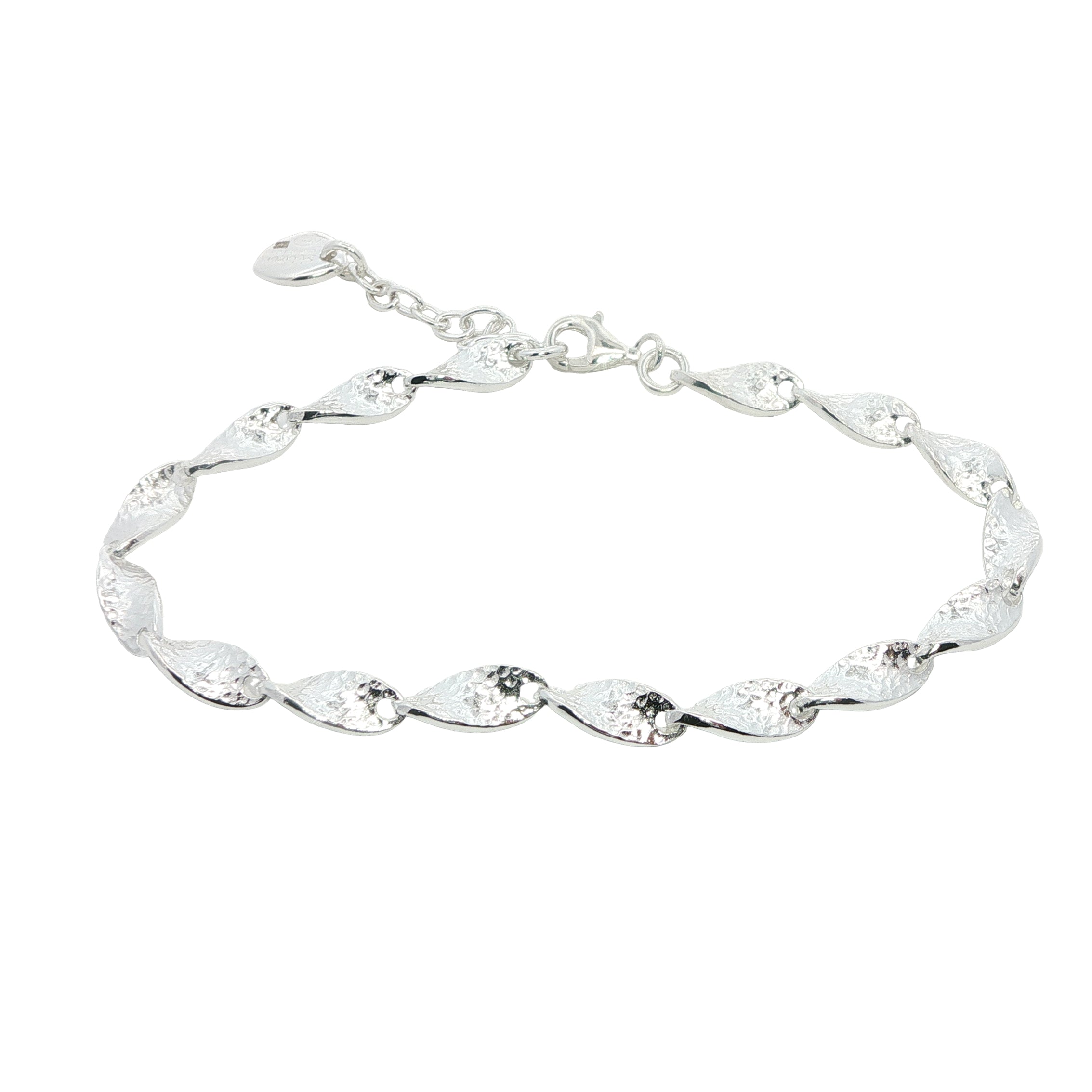 Silver Shimmer Twist Bracelet