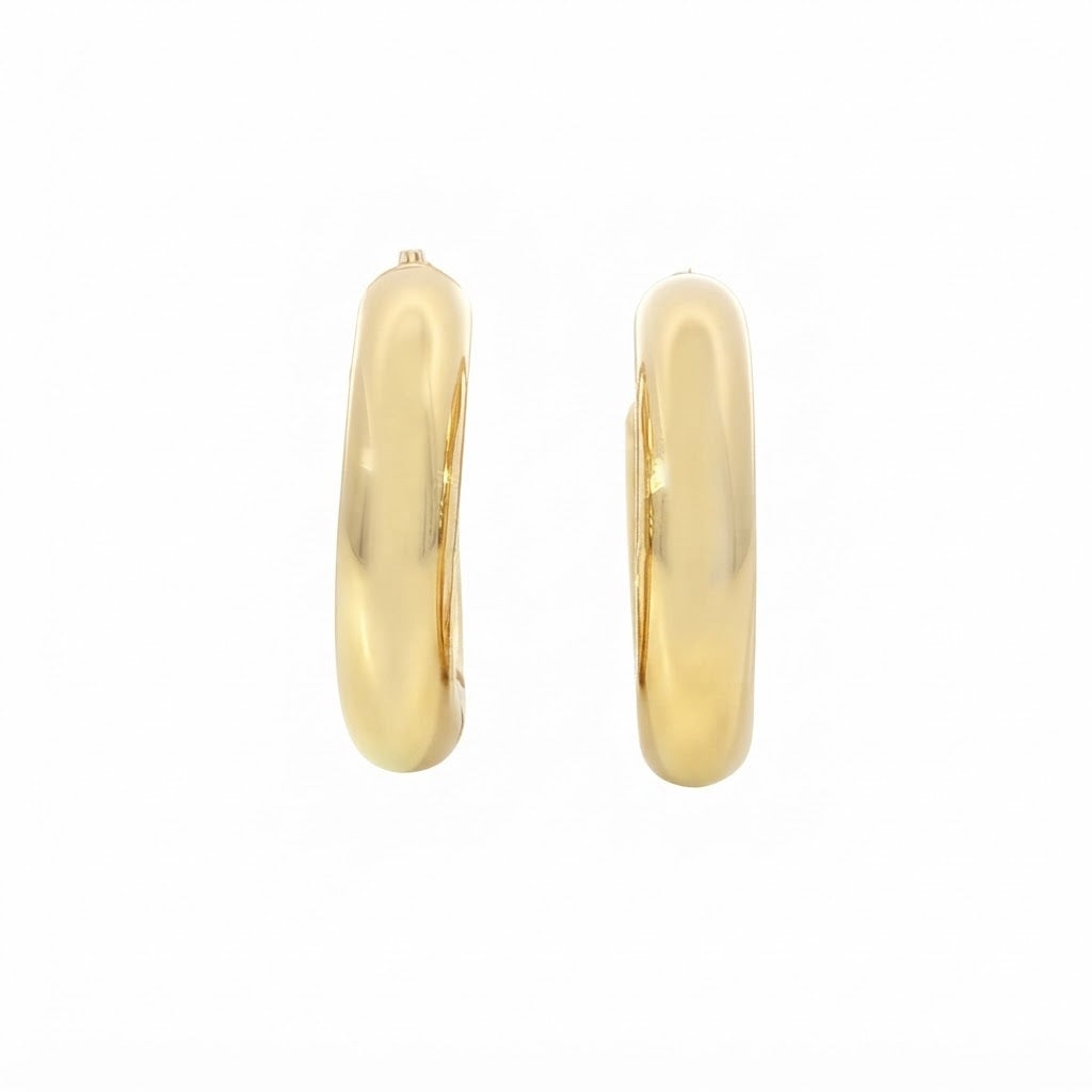 9 Carat Yellow Gold Hoops