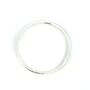 Silver Ripple Bangle Large