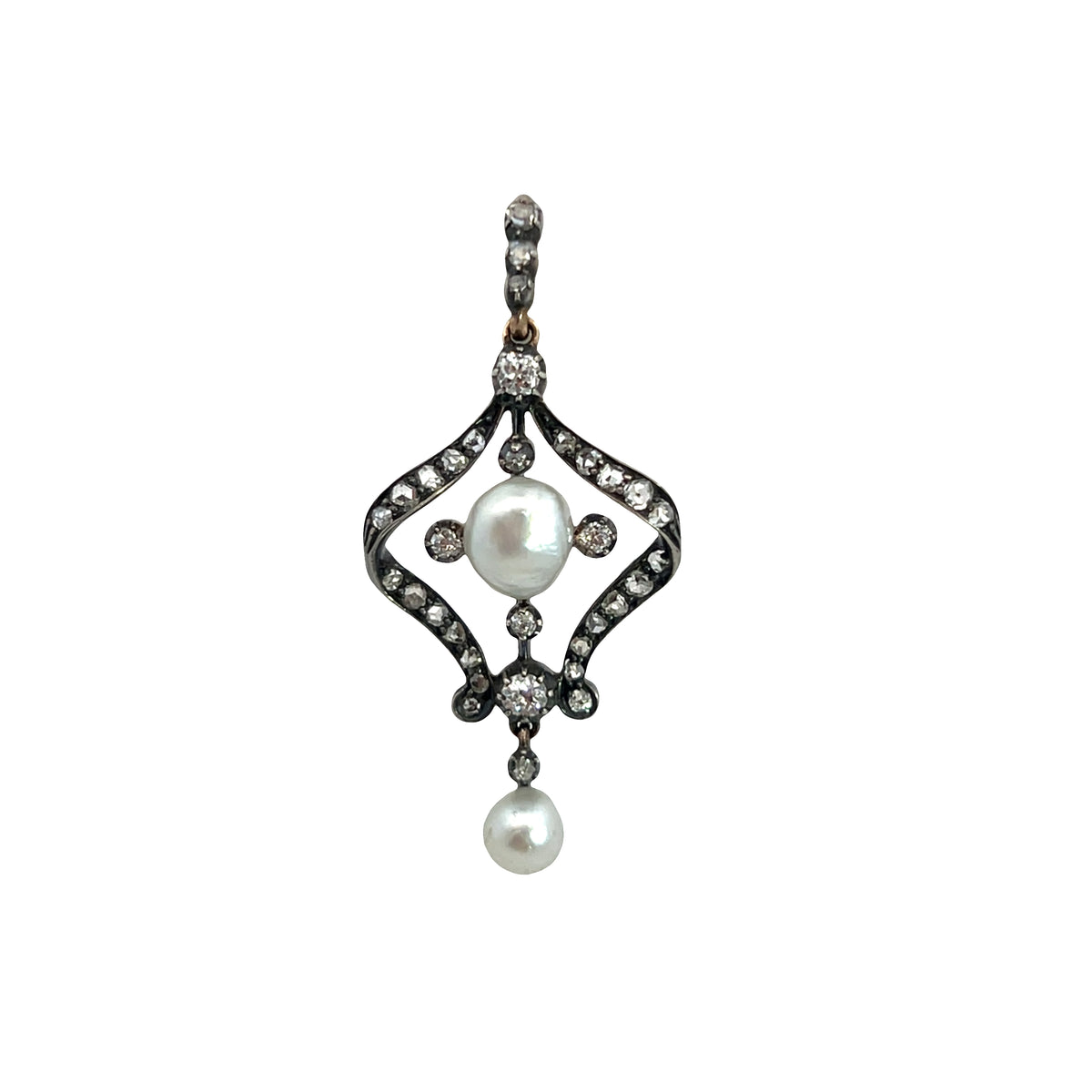 Antique Natural Pearl Pendant, Circa 1895