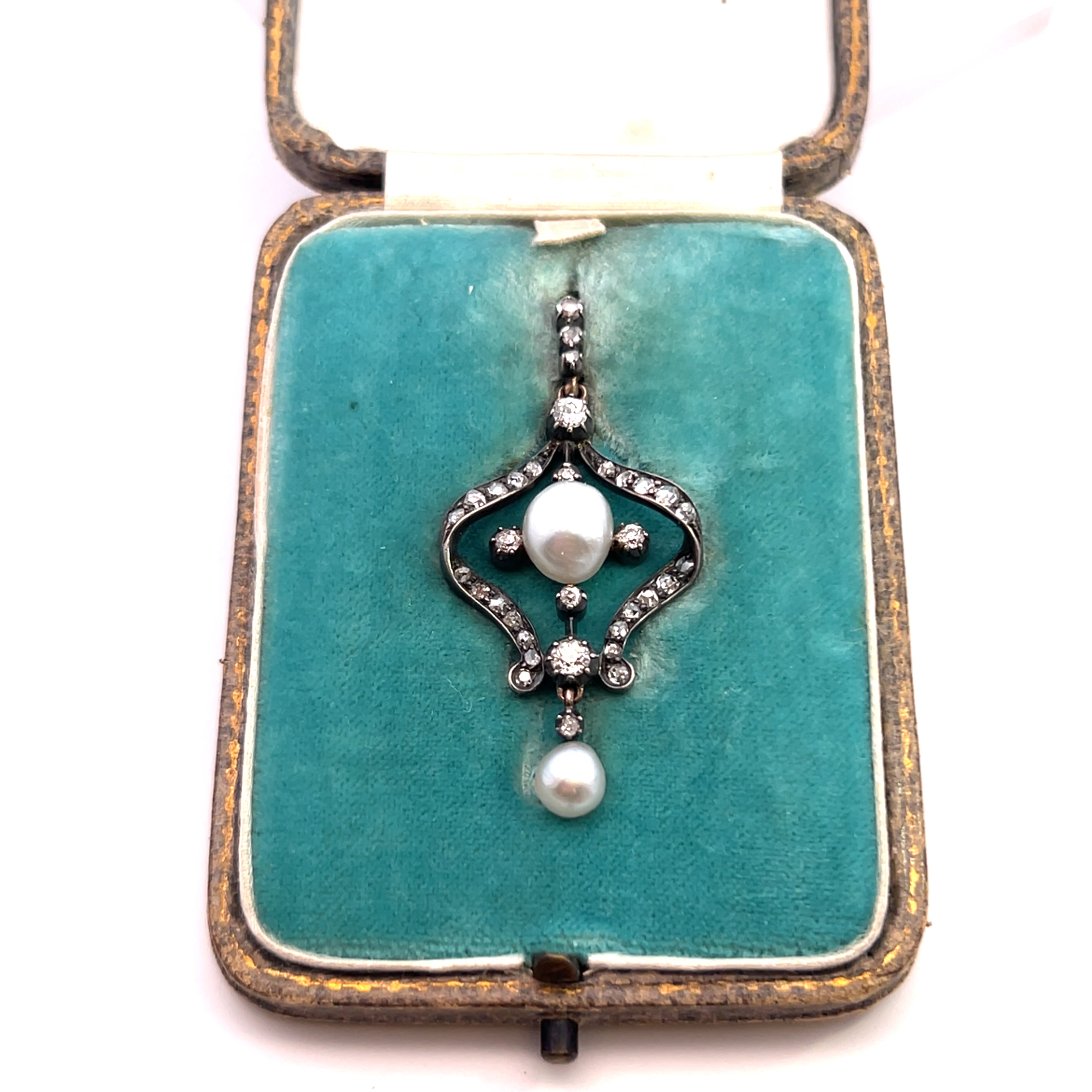 Antique Natural Pearl Pendant, Circa 1895