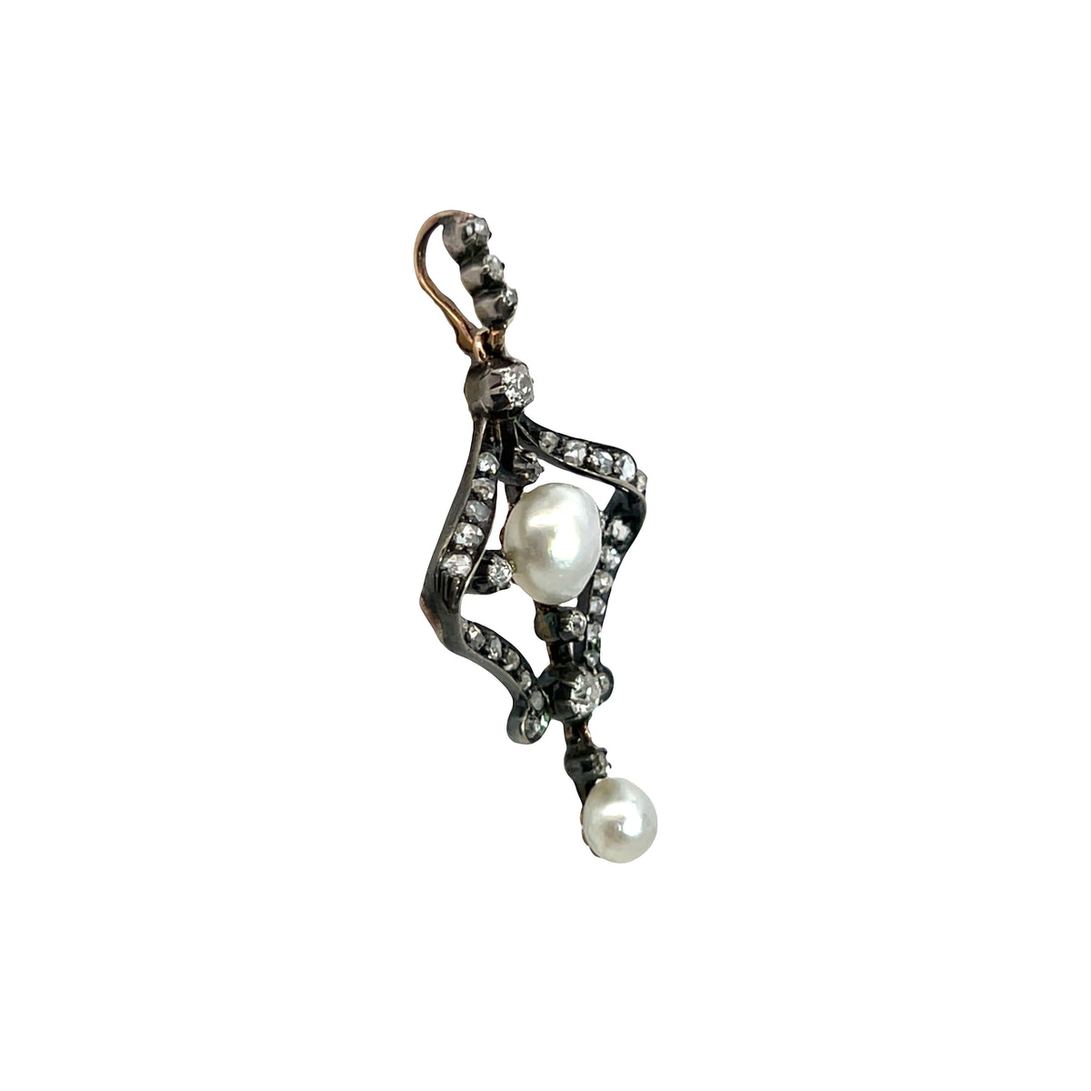 Antique Natural Pearl Pendant, Circa 1895