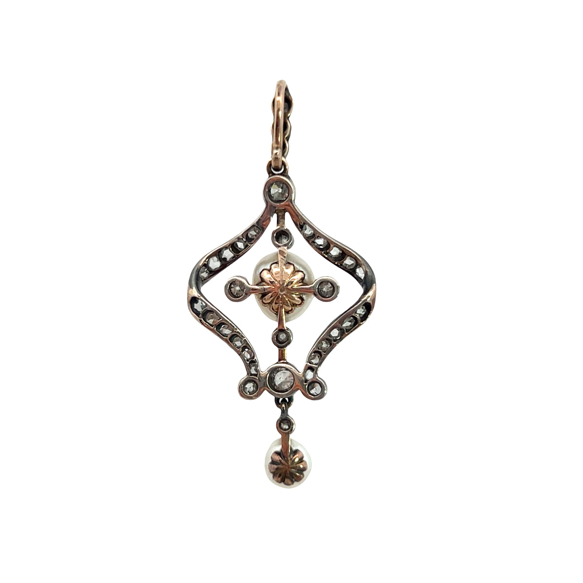 Antique Natural Pearl Pendant, Circa 1895