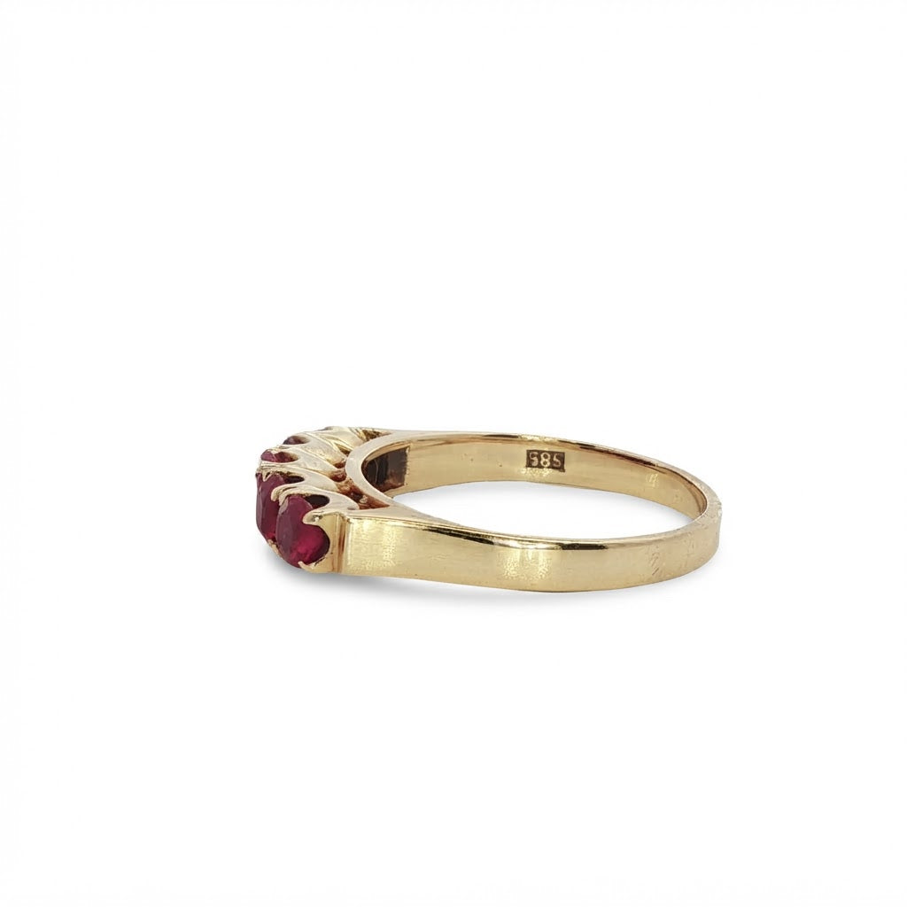 Vibrant Ruby Ring