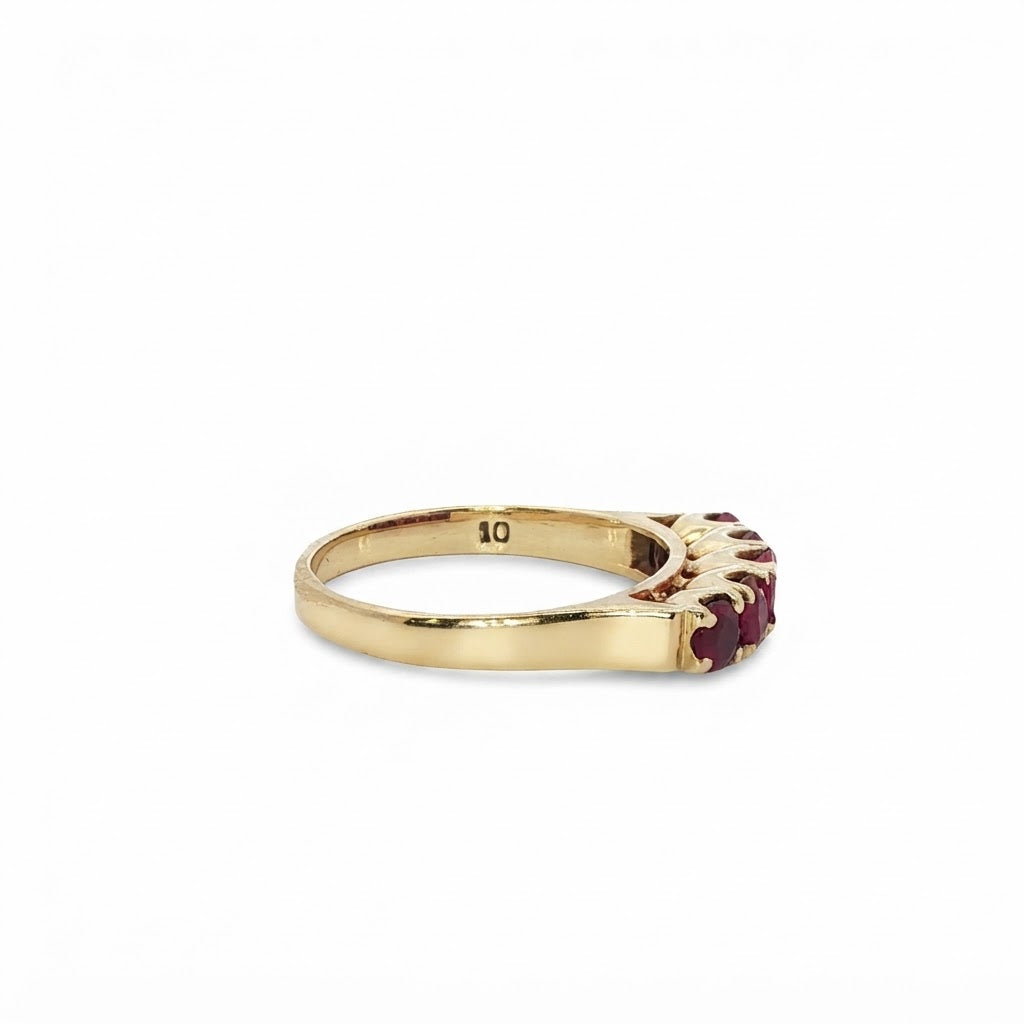 Vibrant Ruby Ring