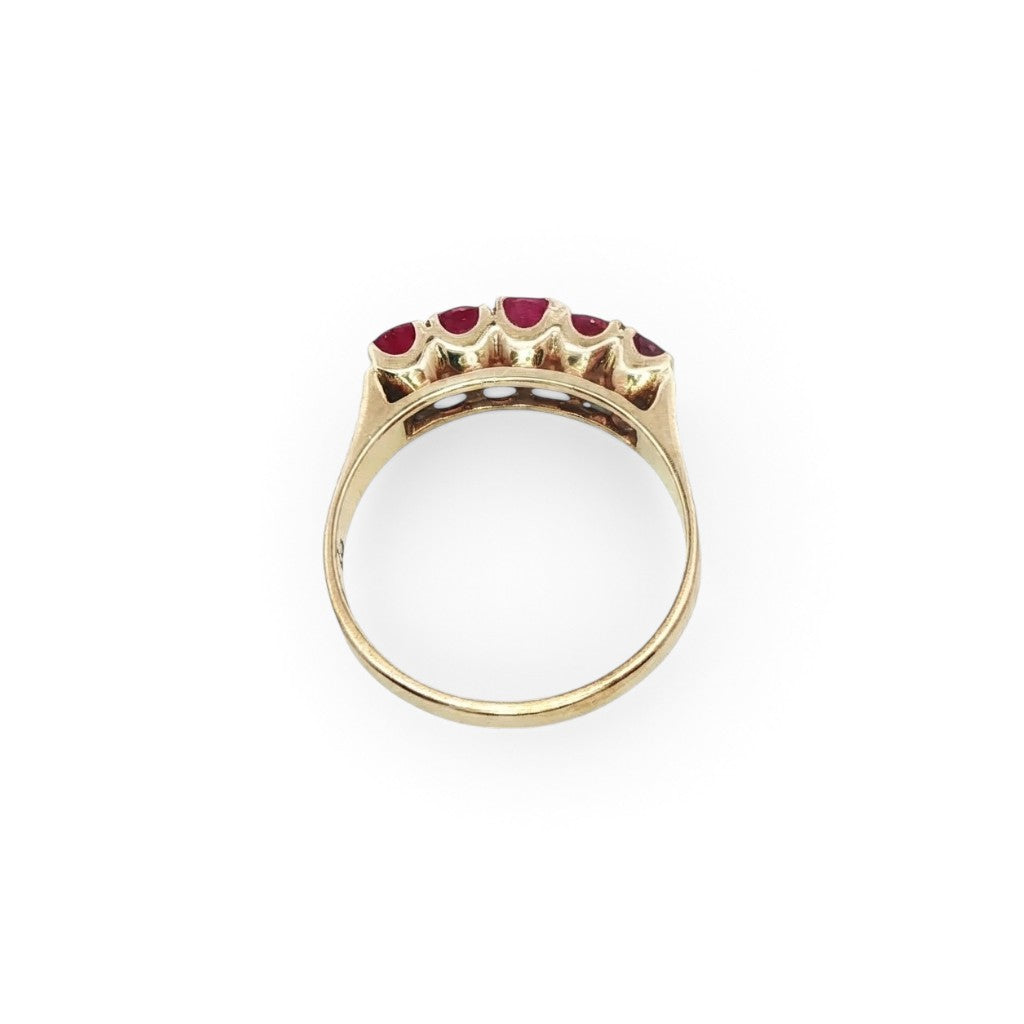 Vibrant Ruby Ring