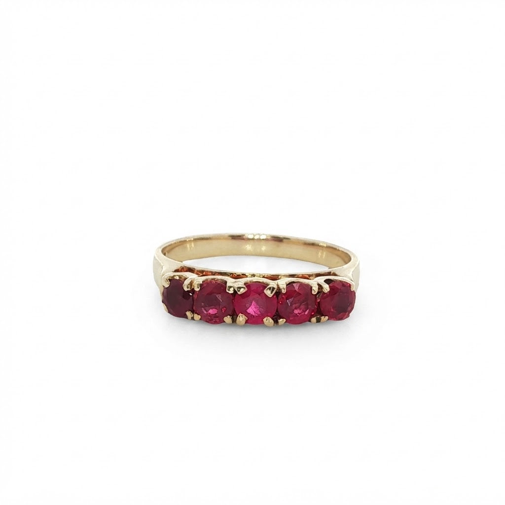 Vibrant Ruby Ring