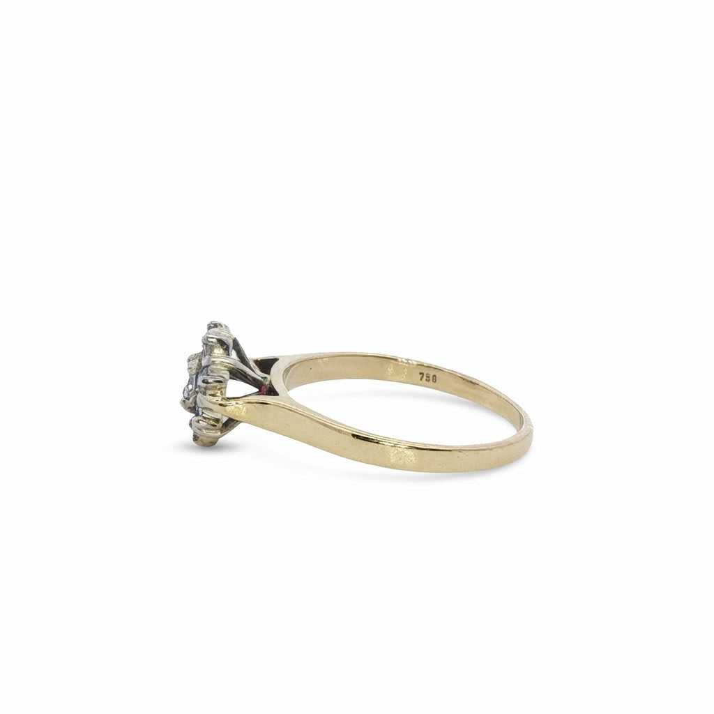 Vintage Diamond Cluser Ring